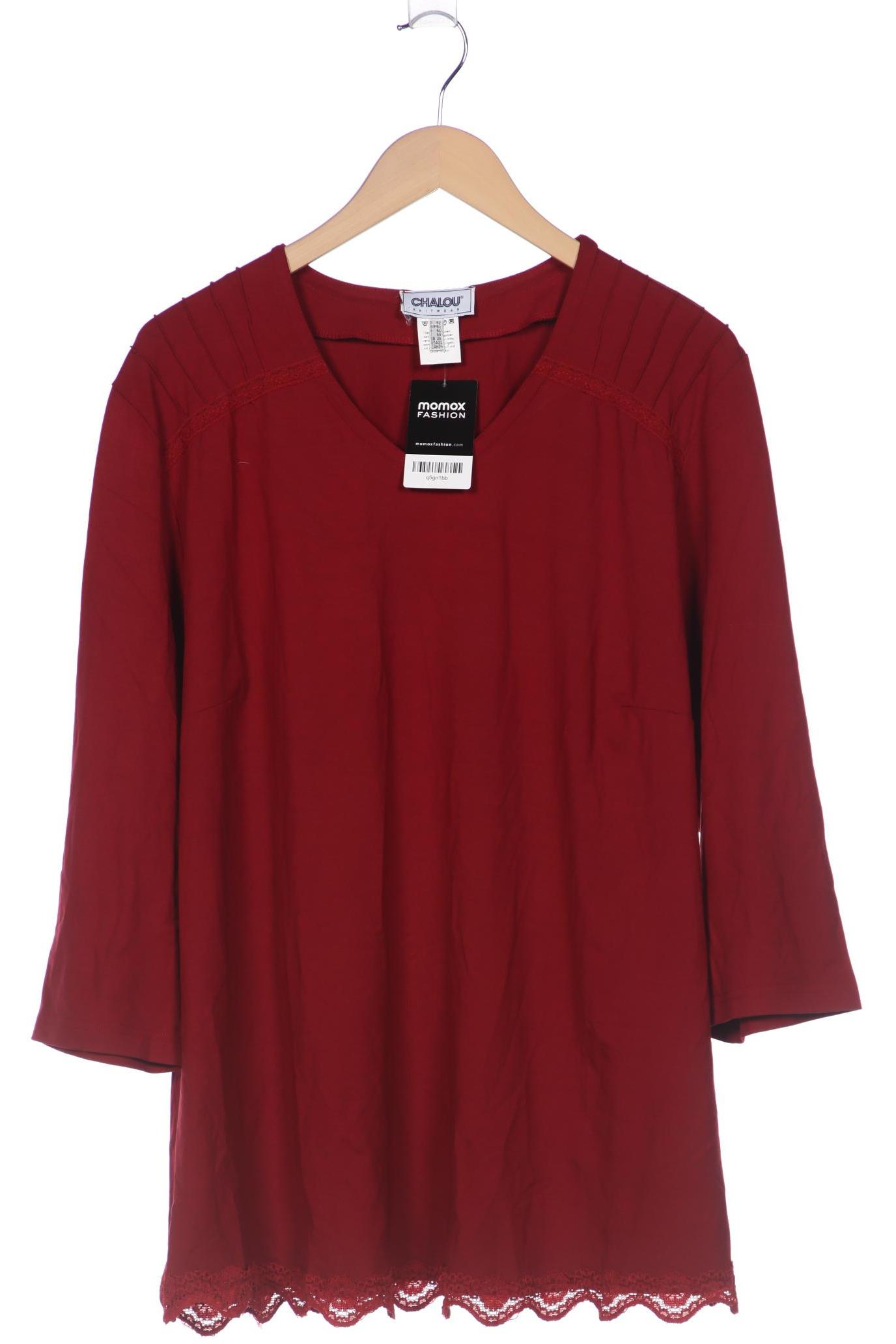 

Chalou Damen Langarmshirt, bordeaux, Gr. 52