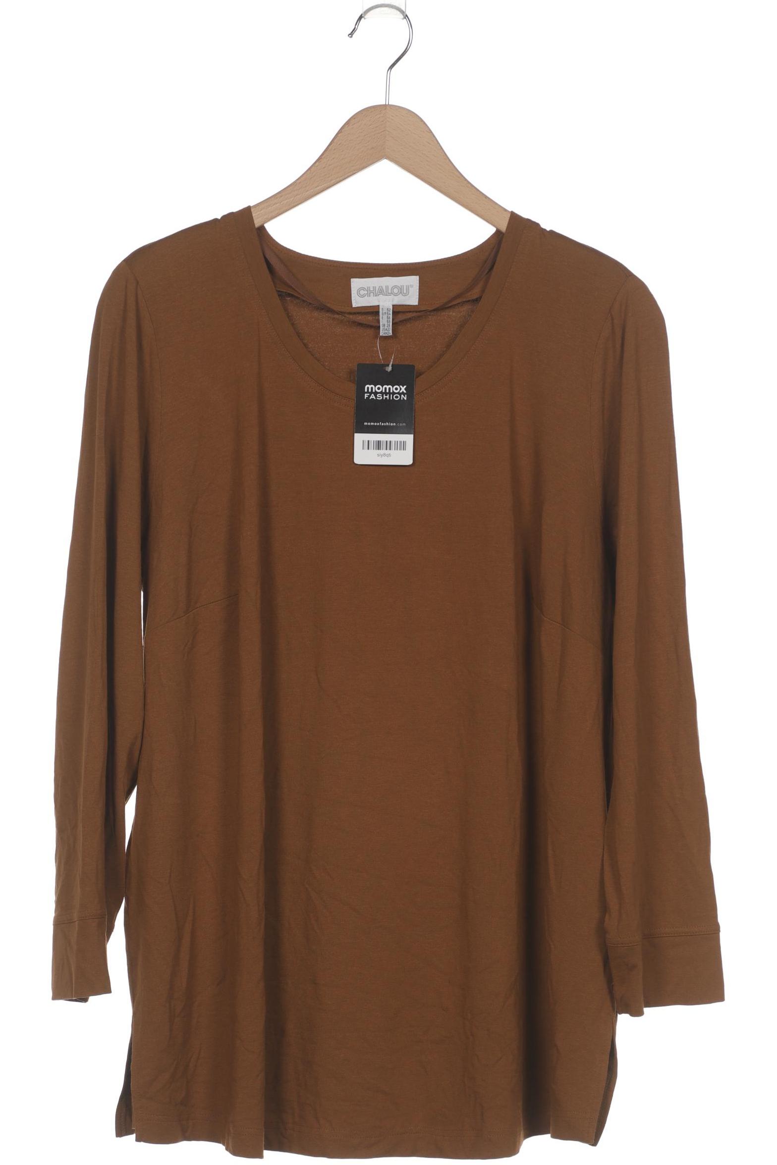 

Chalou Damen Langarmshirt, braun, Gr. 52