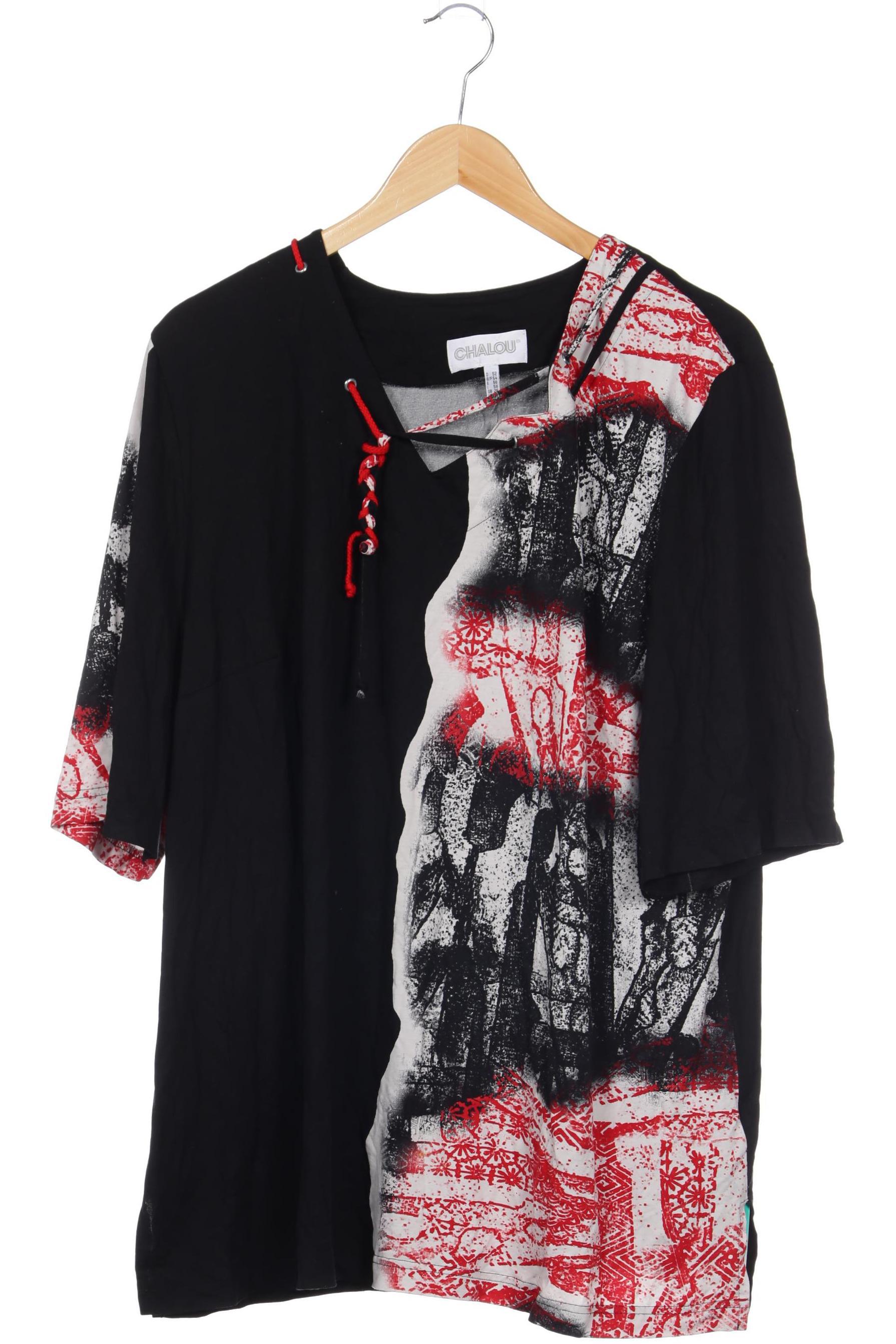 

Chalou Damen T-Shirt, schwarz, Gr. 52