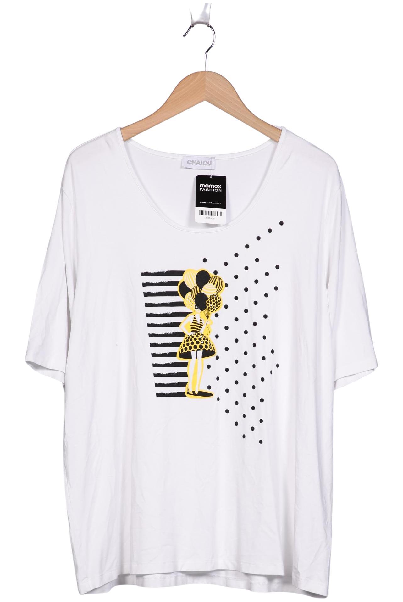 

Chalou Damen T-Shirt, weiß, Gr. 48