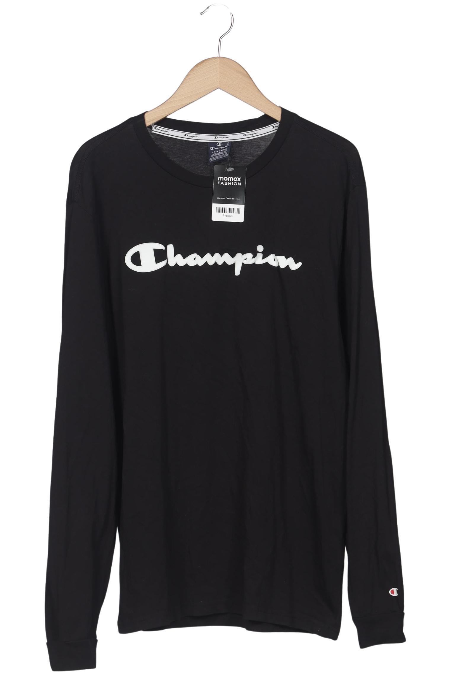 Thumbnail - Champion Herren Langarmshirt, schwarz, Gr. 56