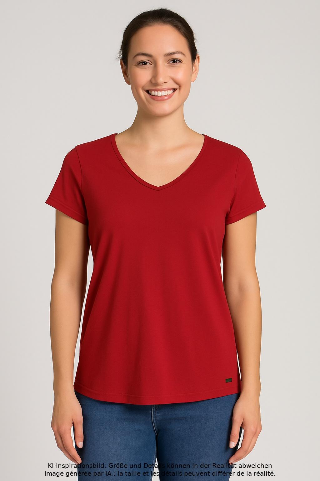 

Chapati Berlin Damen T-Shirt, rot, Gr. 44