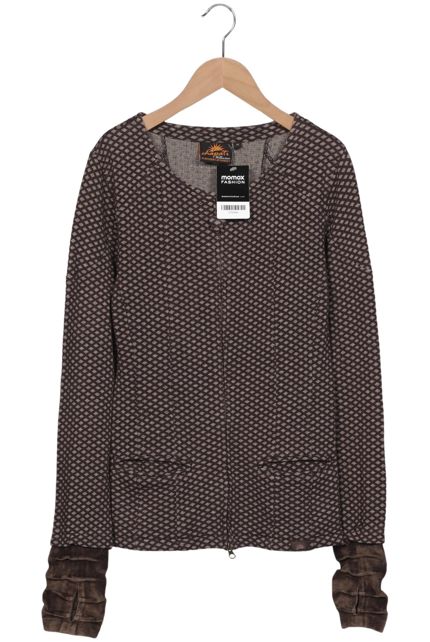 

Chapati Berlin Damen Strickjacke, braun, Gr. 38
