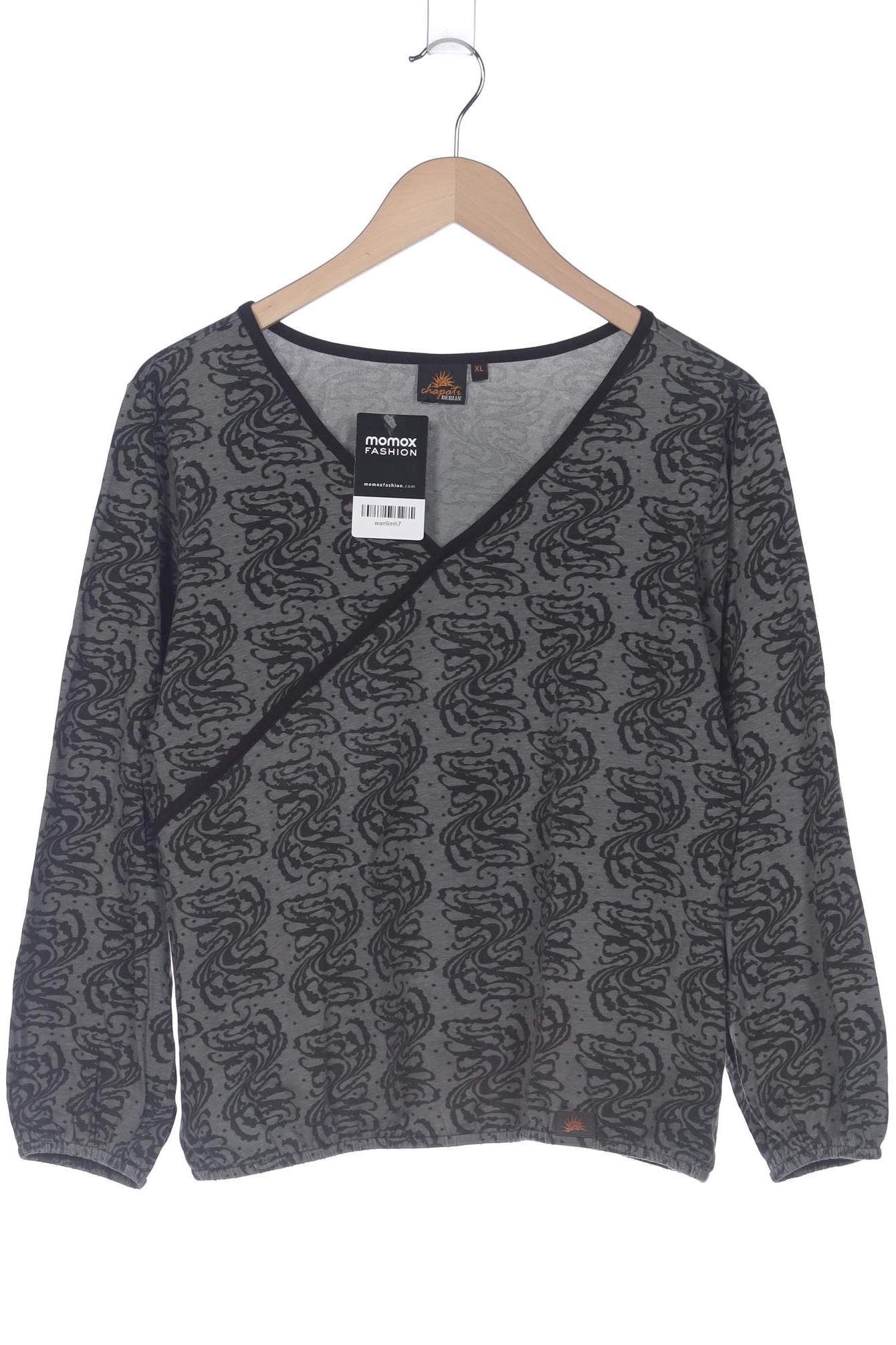 

Chapati Berlin Damen Langarmshirt, grau, Gr. 44