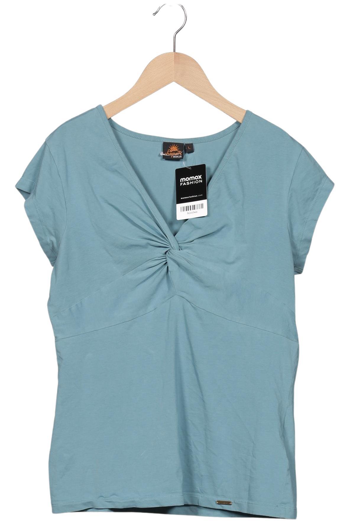 

Chapati Berlin Damen T-Shirt, hellblau, Gr. 42