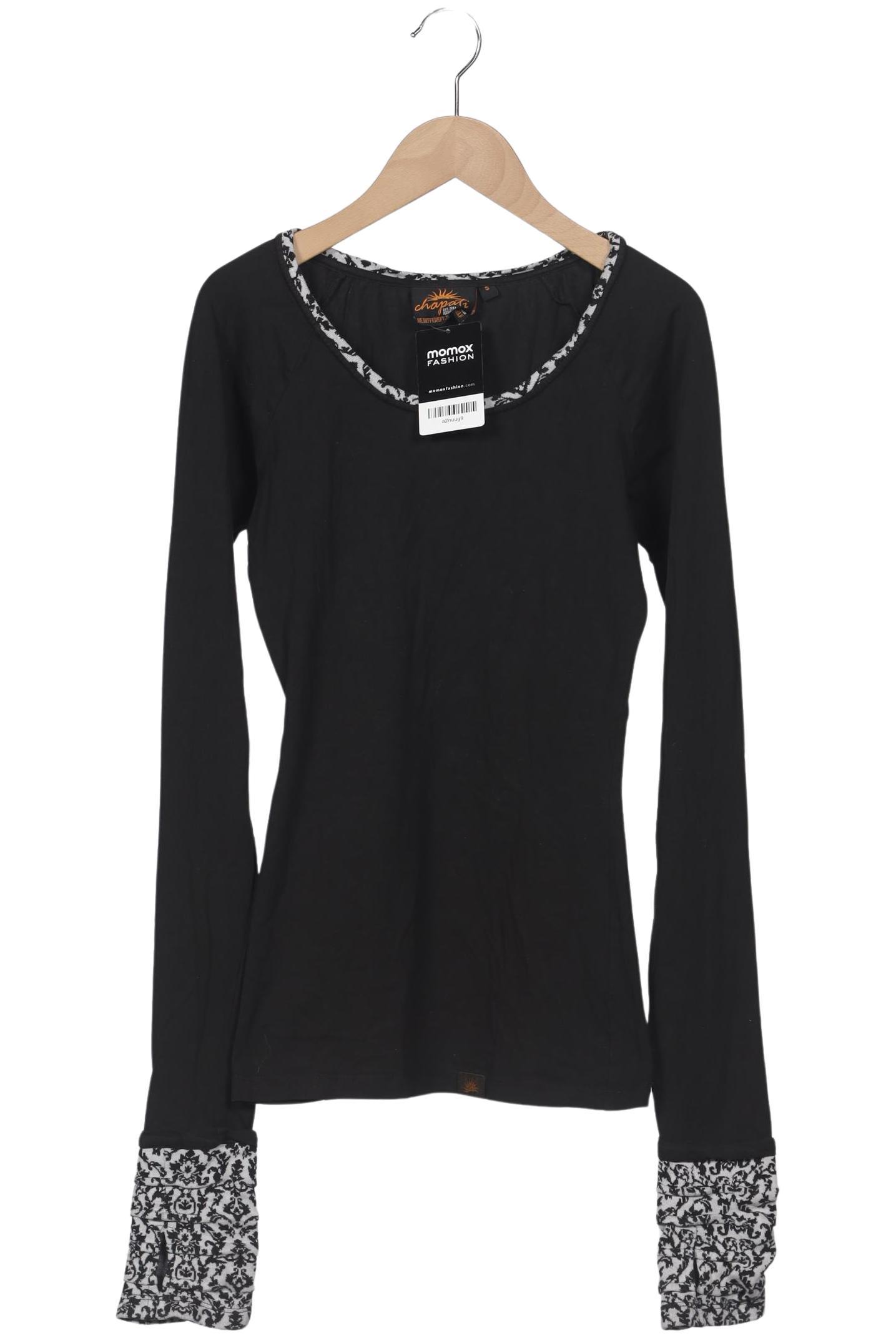 

Chapati Berlin Damen Langarmshirt, schwarz, Gr. 36