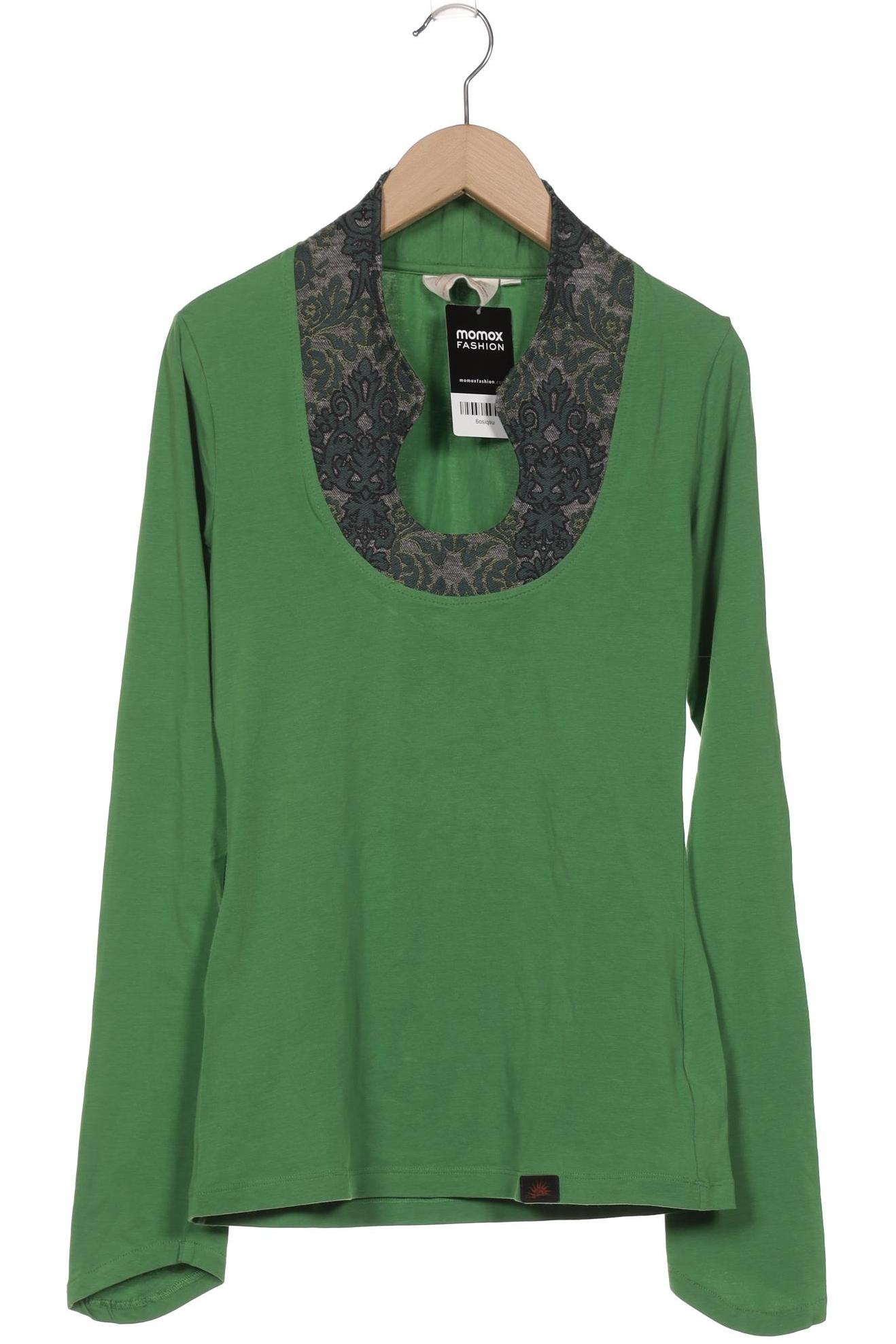 

Chapati Berlin Damen Langarmshirt, grün, Gr. 36