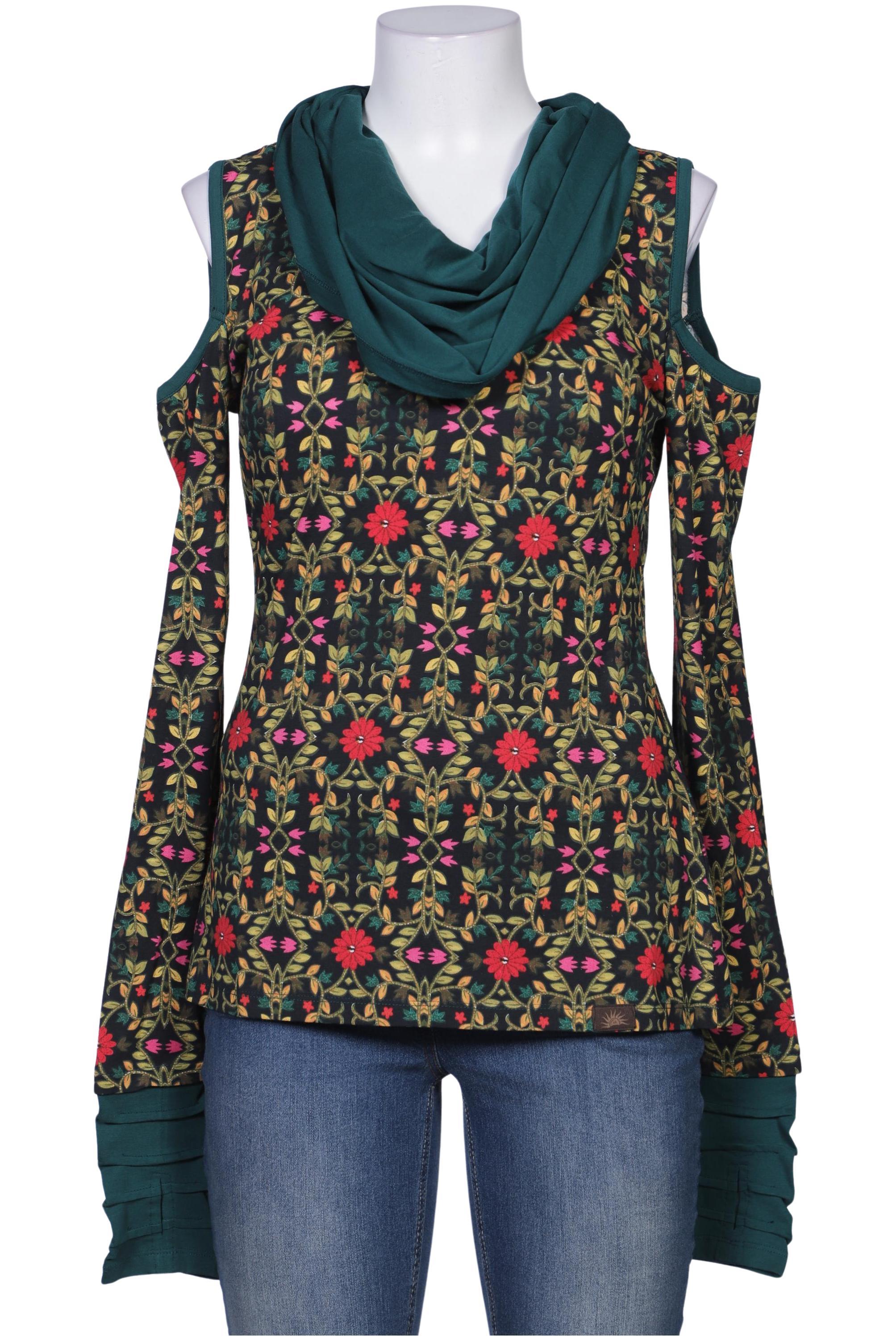 

Chapati Berlin Damen Langarmshirt, grün, Gr. 38