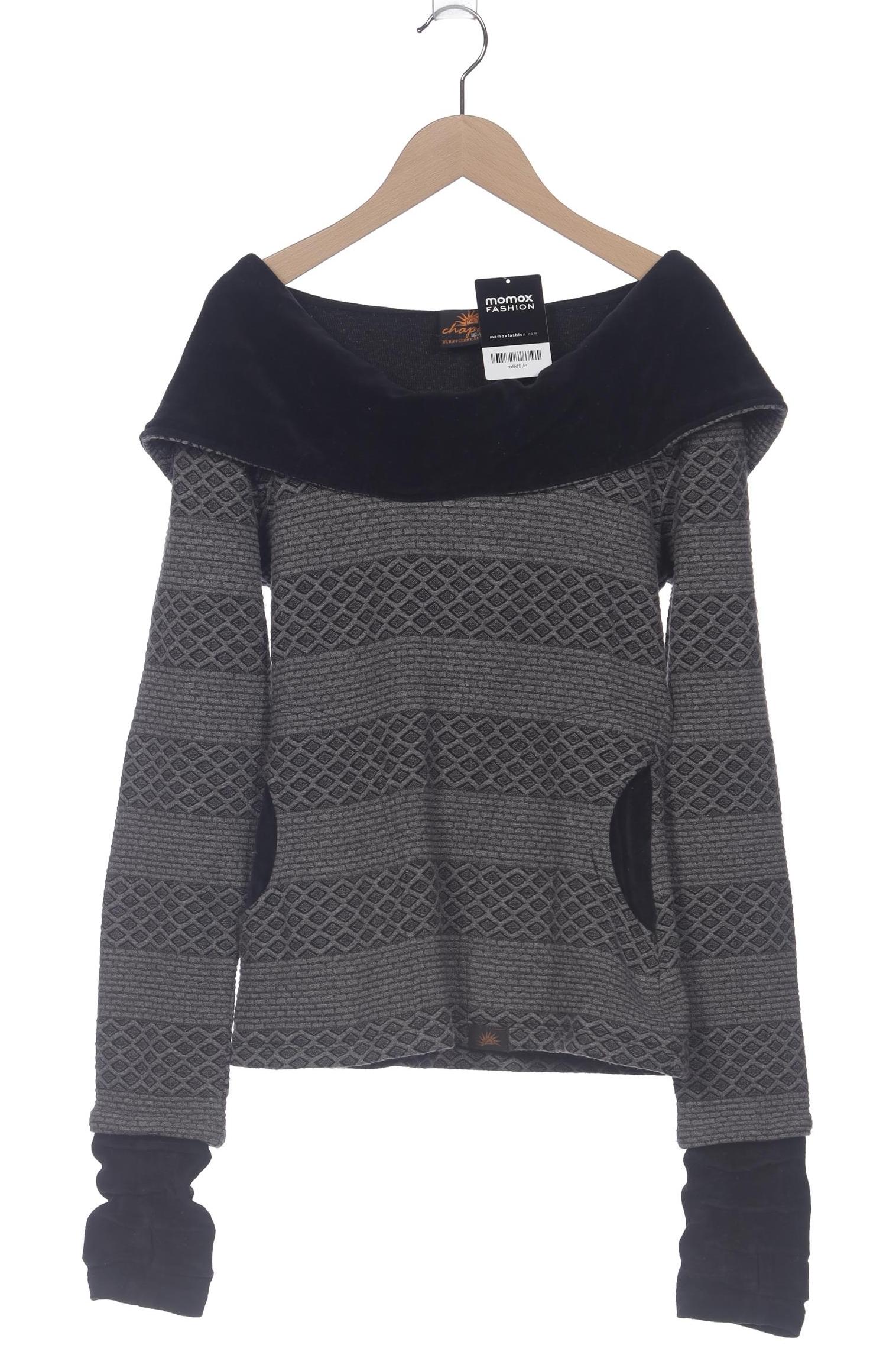 

Chapati Berlin Damen Kapuzenpullover, grau, Gr. 38