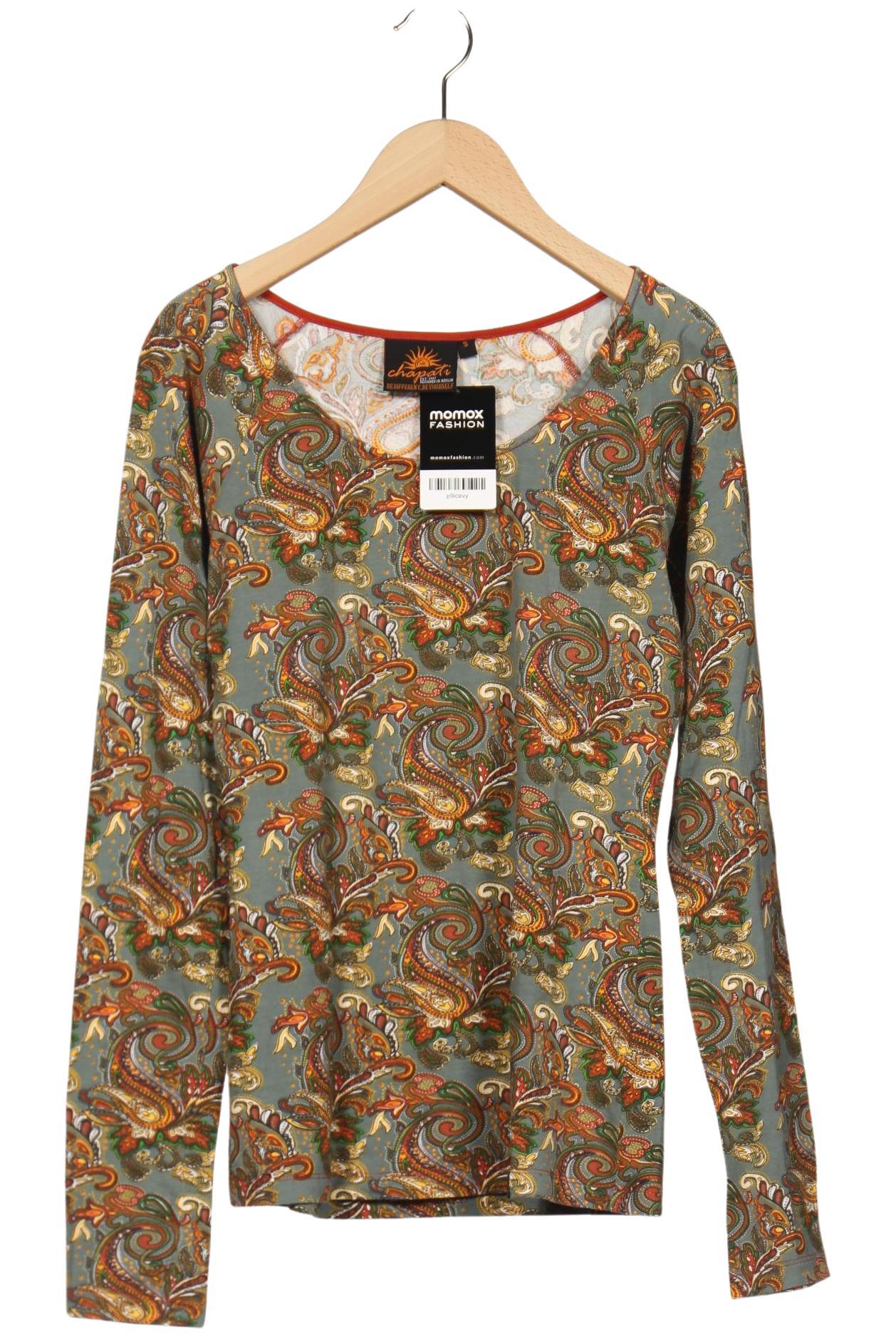 

Chapati Berlin Damen Langarmshirt, grün, Gr. 36