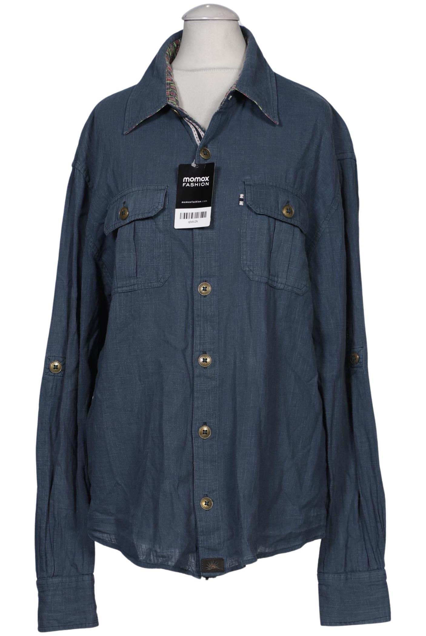 

Chapati Berlin Damen Bluse, blau, Gr. 38