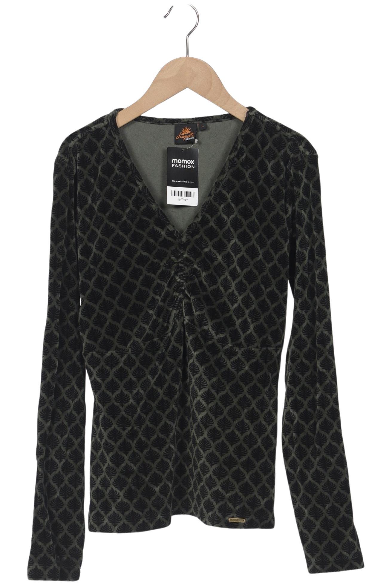 

Chapati Berlin Damen Langarmshirt, grün, Gr. 42