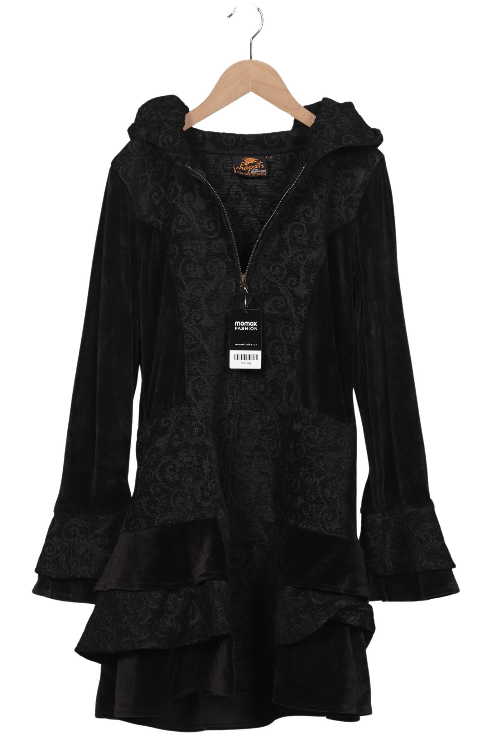 

Chapati Berlin Damen Mantel, schwarz, Gr. 42