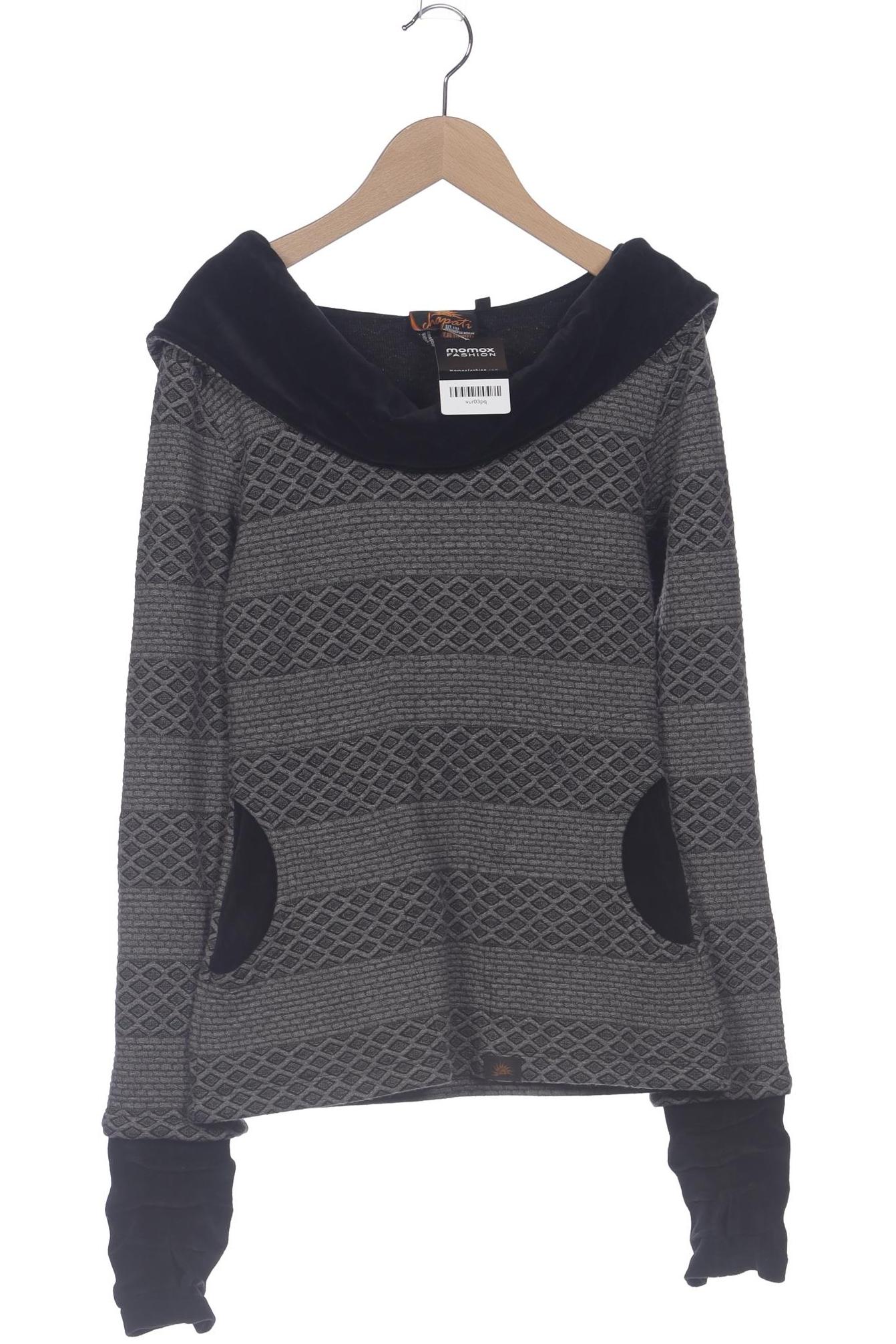 

Chapati Berlin Damen Kapuzenpullover, grau, Gr. 36