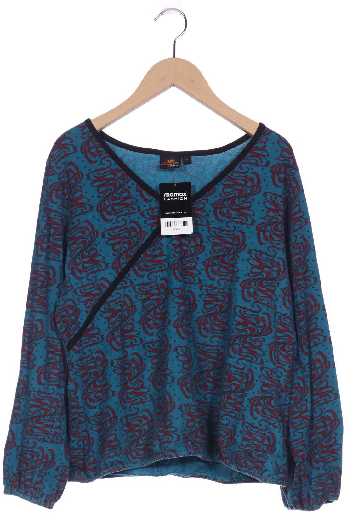 

Chapati Berlin Damen Langarmshirt, blau, Gr. 42