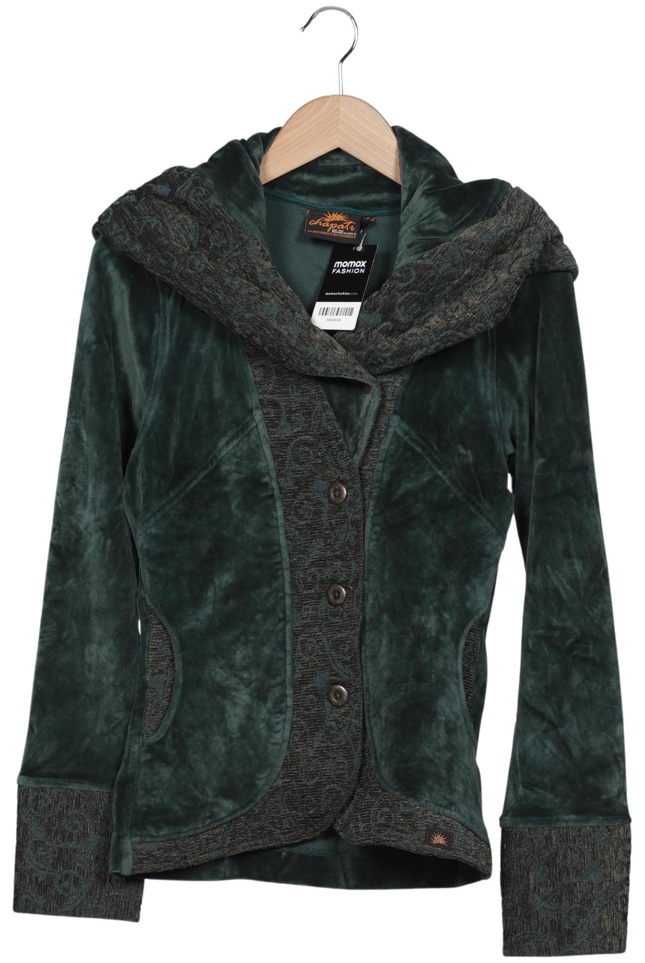 

Chapati Berlin Damen Kapuzenpullover, grün, Gr. 36