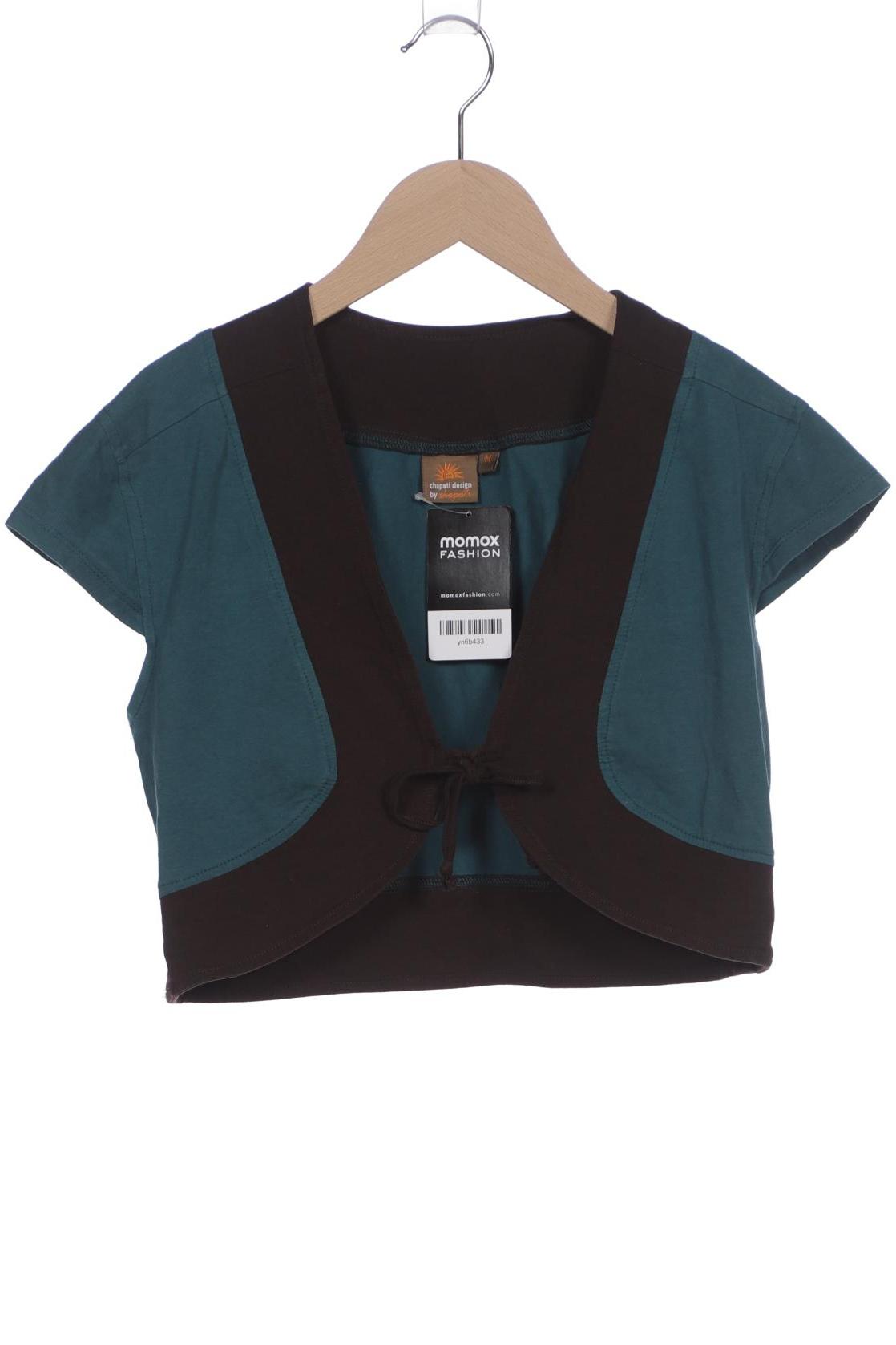 

Chapati Berlin Damen Strickjacke, türkis, Gr. 38
