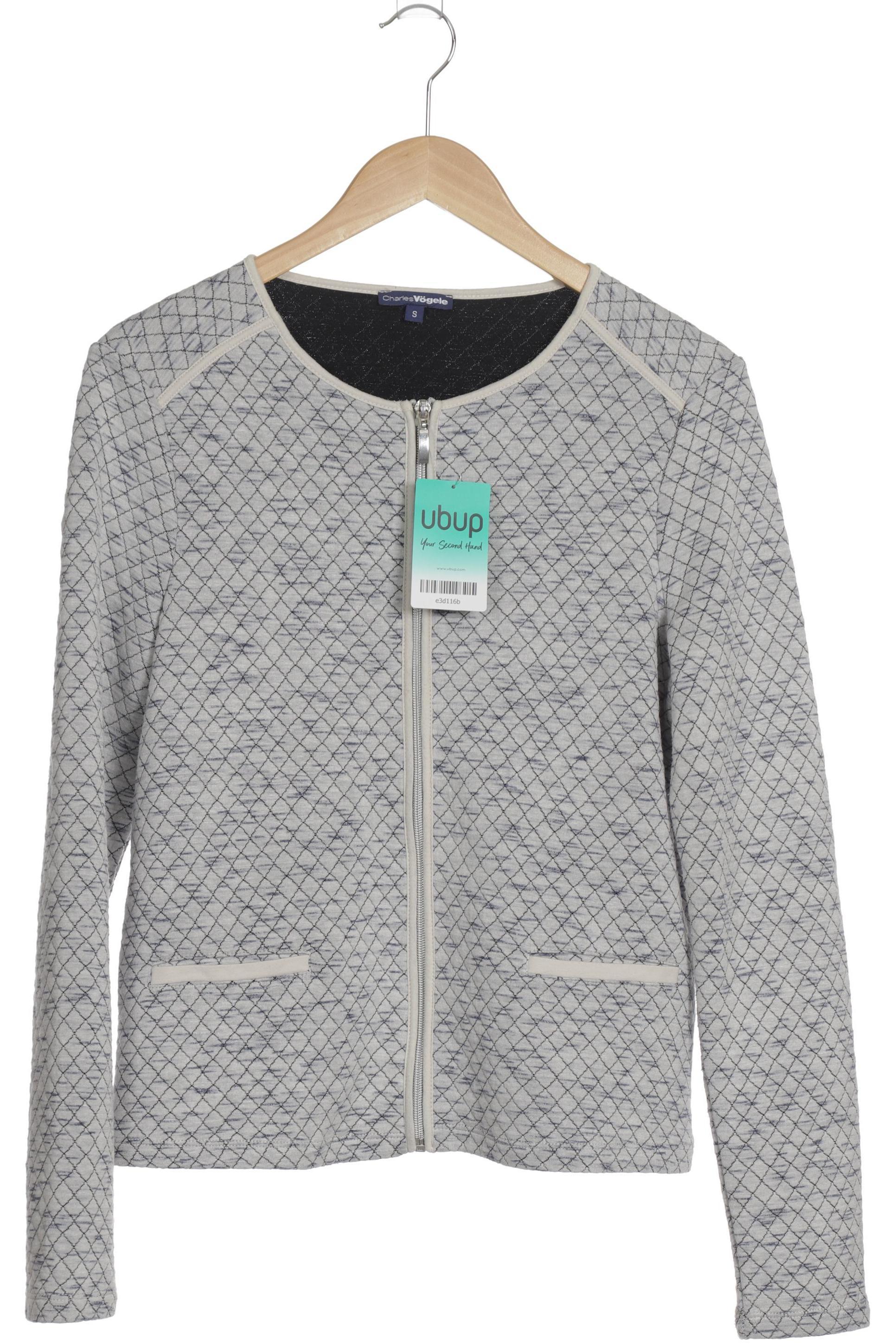 

Charles Vögele Damen Strickjacke, weiß, Gr.