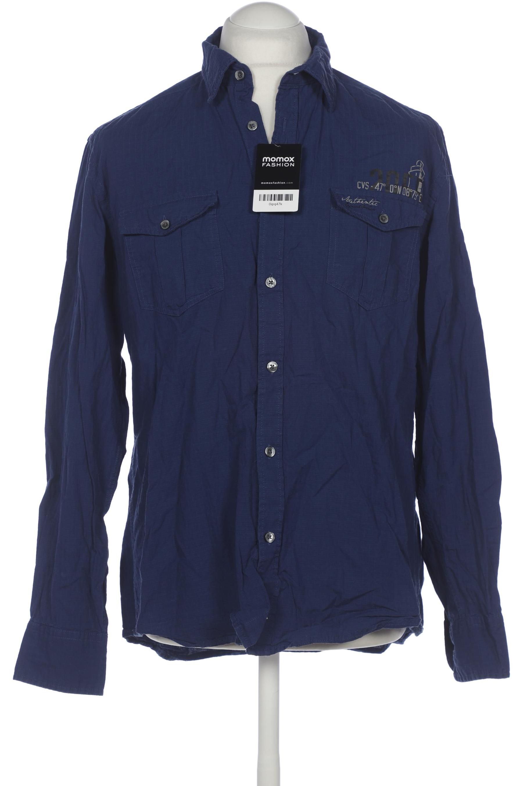 

Charles Vögele Herren Hemd, marineblau, Gr. 52