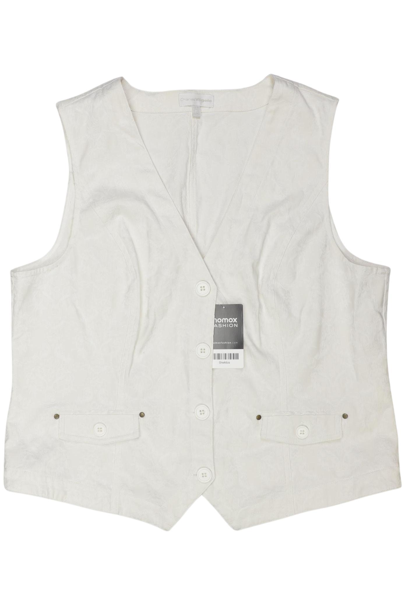 

Charles Vögele Damen Weste, weiß, Gr. 48