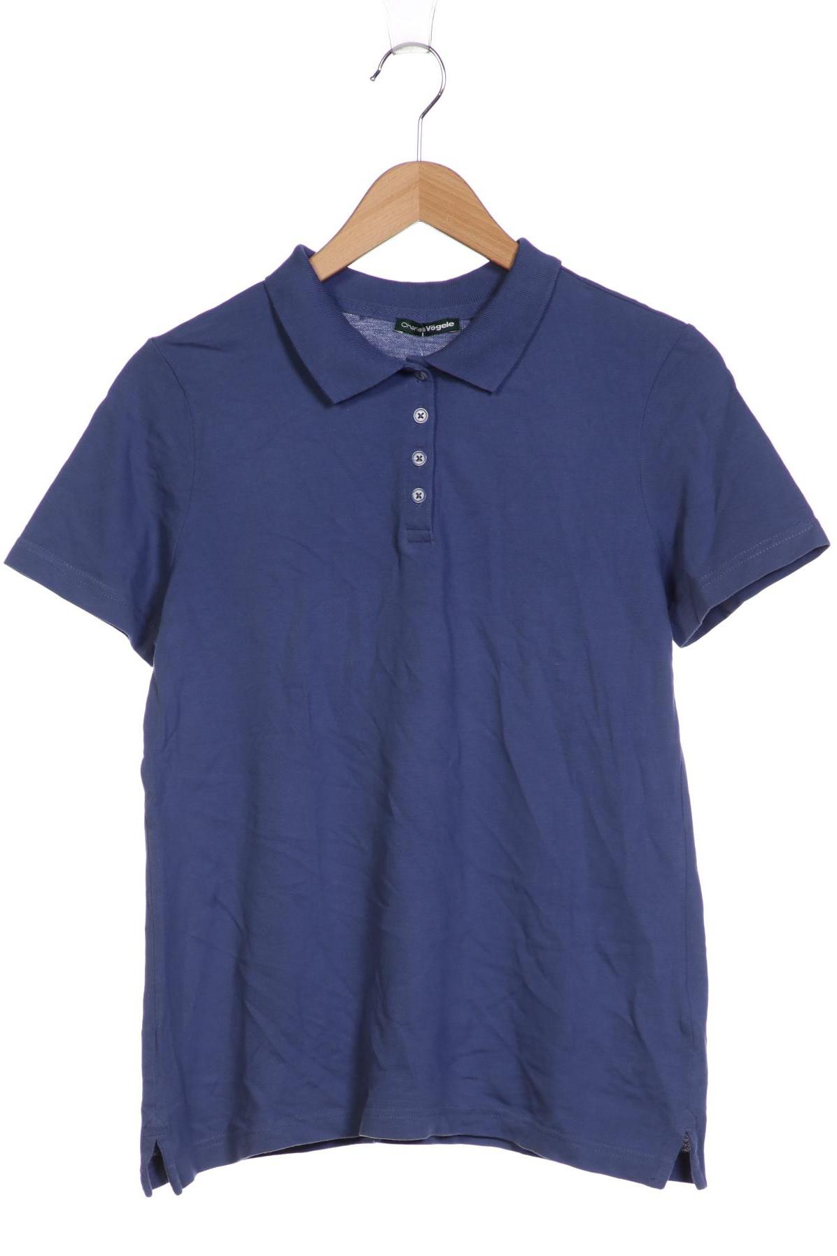 

Charles Vögele Damen Poloshirt, blau, Gr. 38