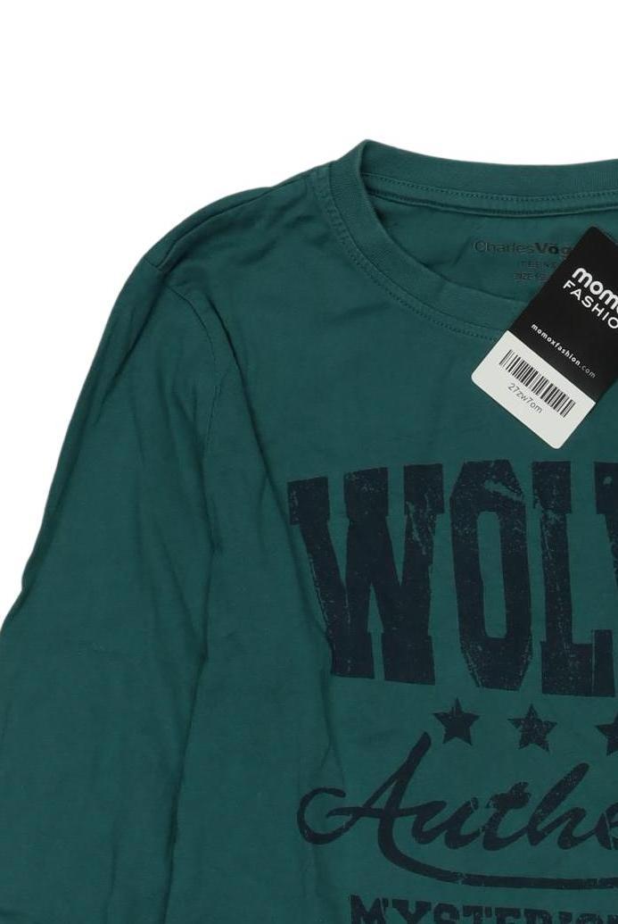 Thumbnail - Charles Vögele Jungen Langarmshirt, grün, Gr. 158