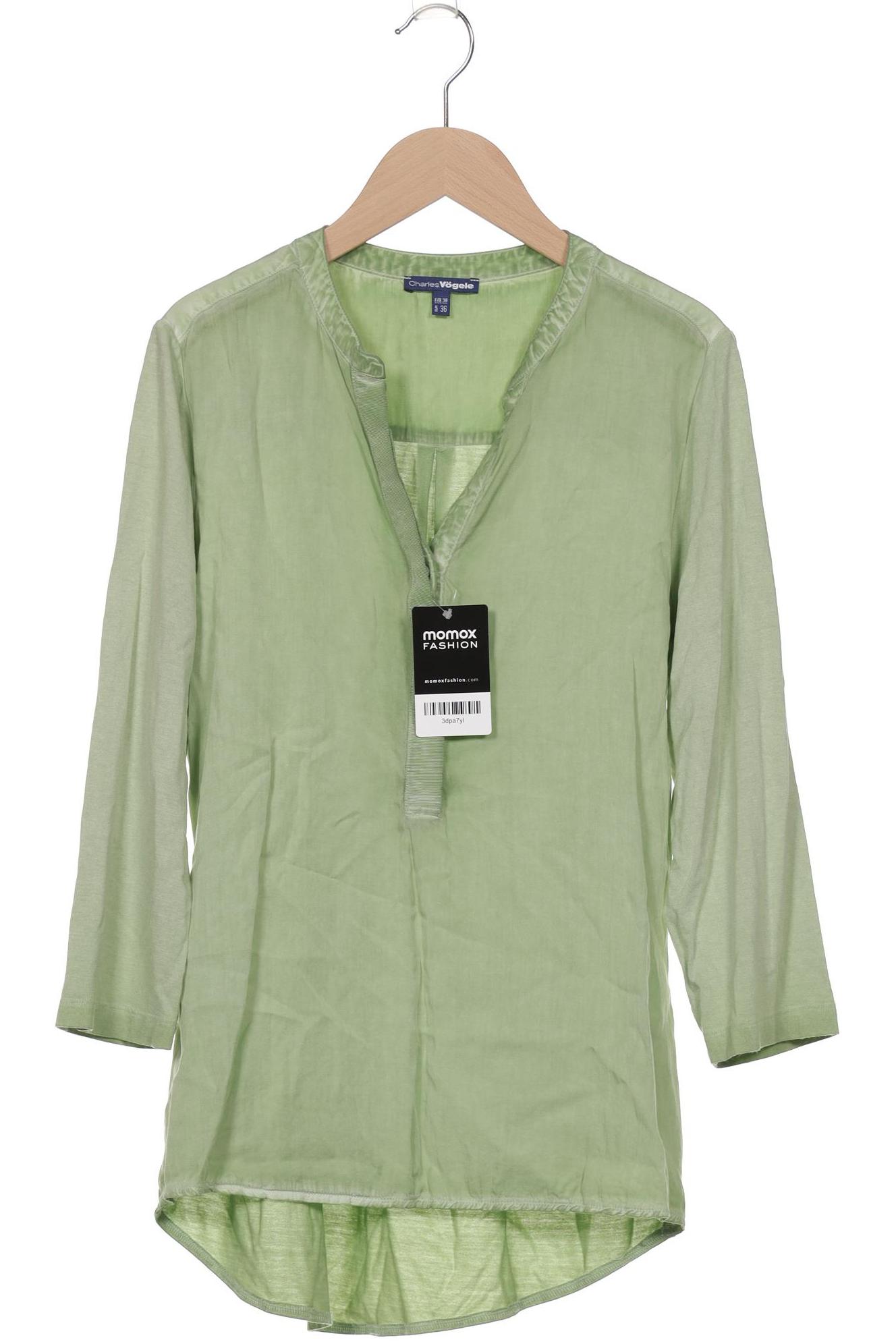 

Charles Vögele Damen Langarmshirt, grün, Gr. 36