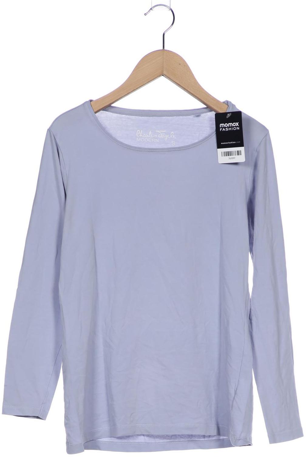 

Charles Vögele Damen Langarmshirt, hellblau, Gr. 36