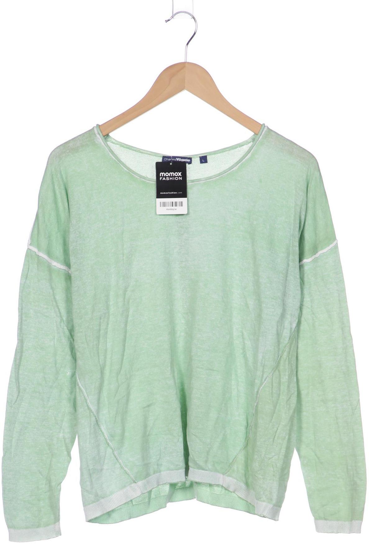 

Charles Vögele Damen Langarmshirt, hellgrün, Gr. 42