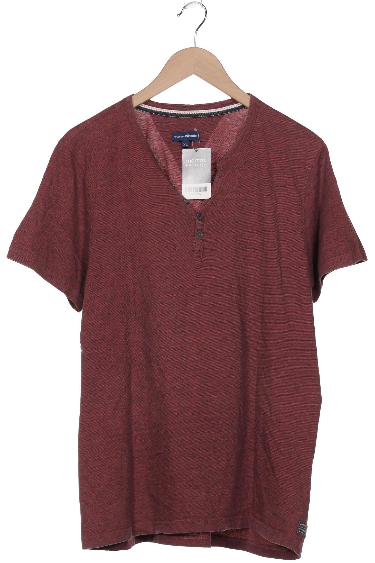 

Charles Vögele Herren T-Shirt, bordeaux, Gr. 54