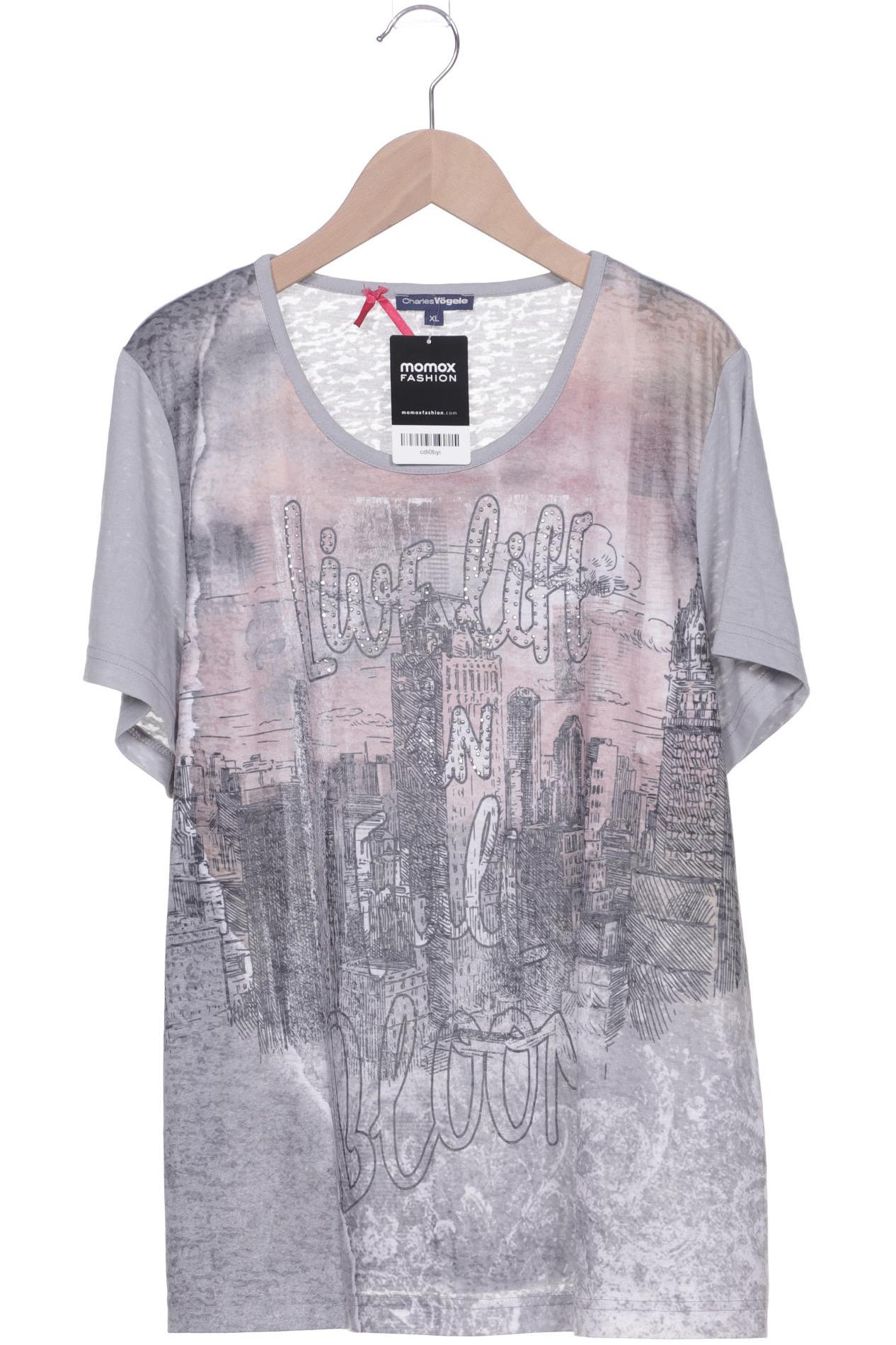 

Charles Vögele Damen T-Shirt, grau, Gr. 44