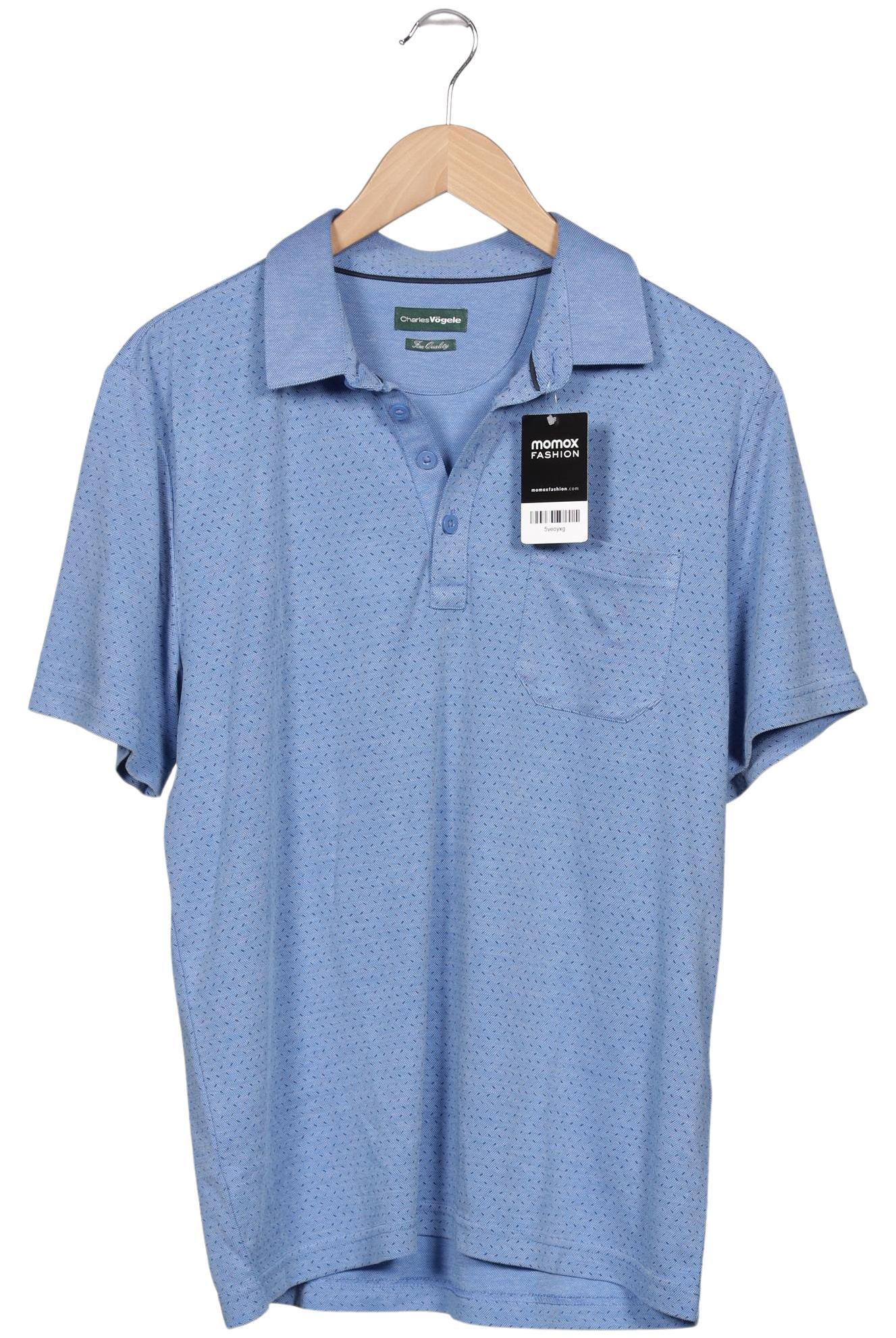 

Charles Vögele Herren Poloshirt, blau, Gr. 48