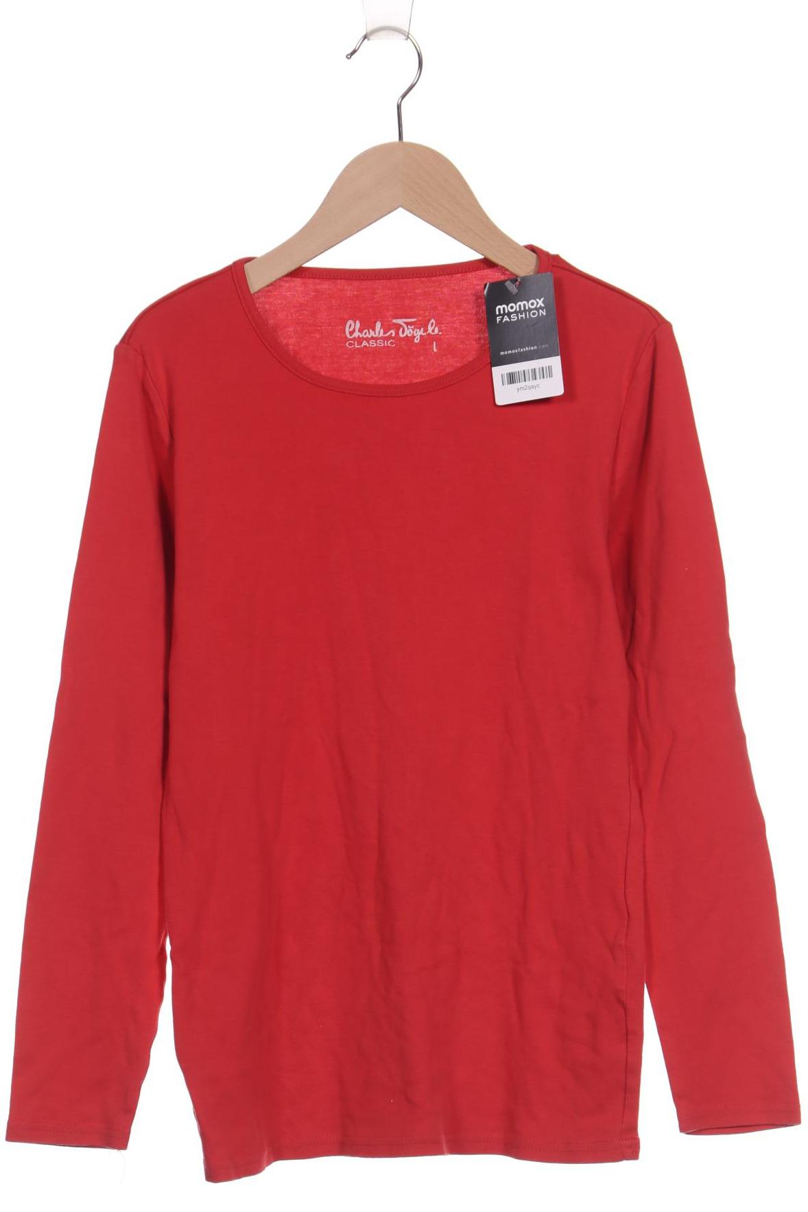 

Charles Vögele Damen Langarmshirt, rot, Gr. 42
