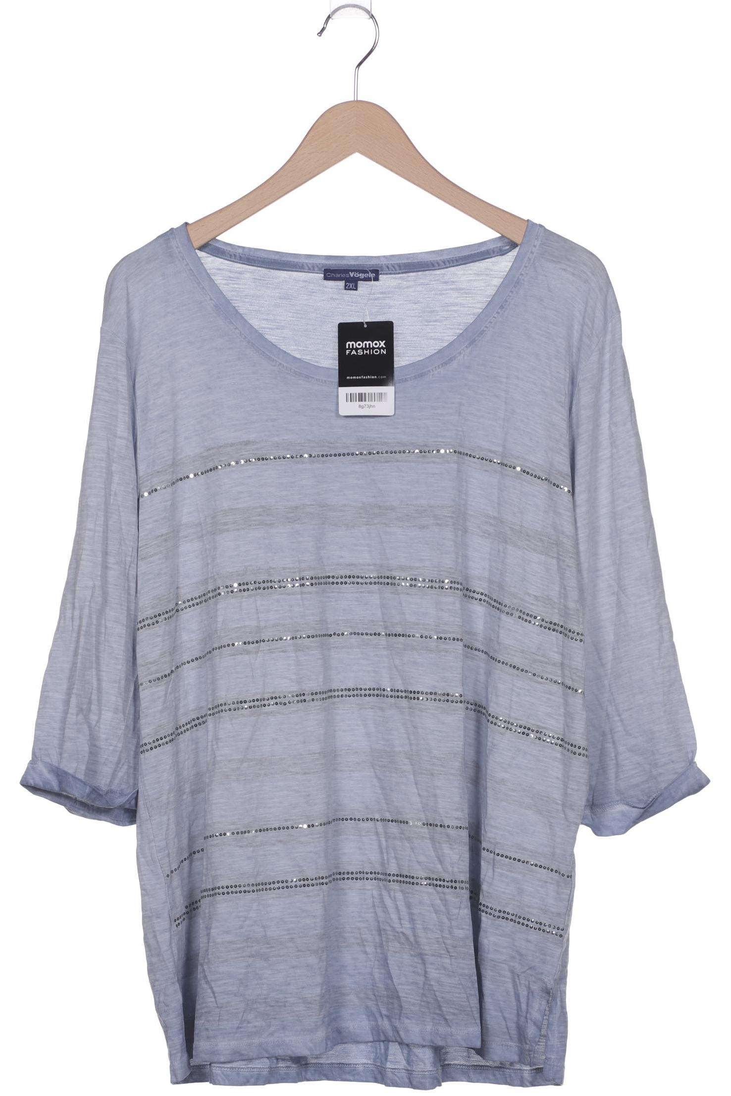 

Charles Vögele Damen T-Shirt, hellblau, Gr. 46