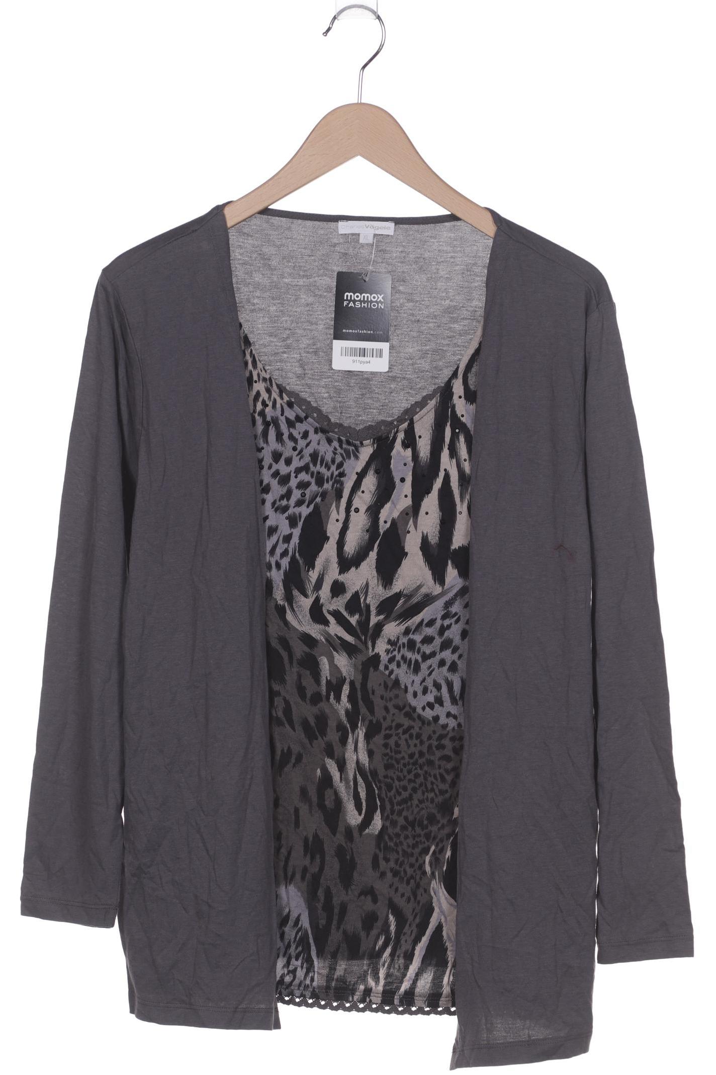 

Charles Vögele Damen Langarmshirt, grau, Gr. 44