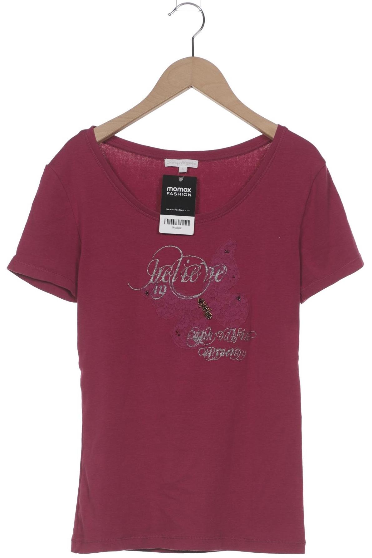 

Charles Vögele Damen T-Shirt, pink, Gr. 36