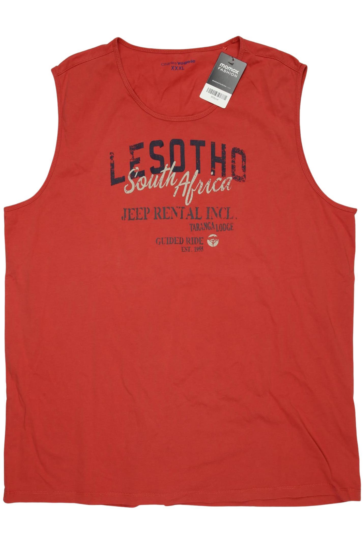 

Charles Vögele Herren T-Shirt, rot, Gr. 58