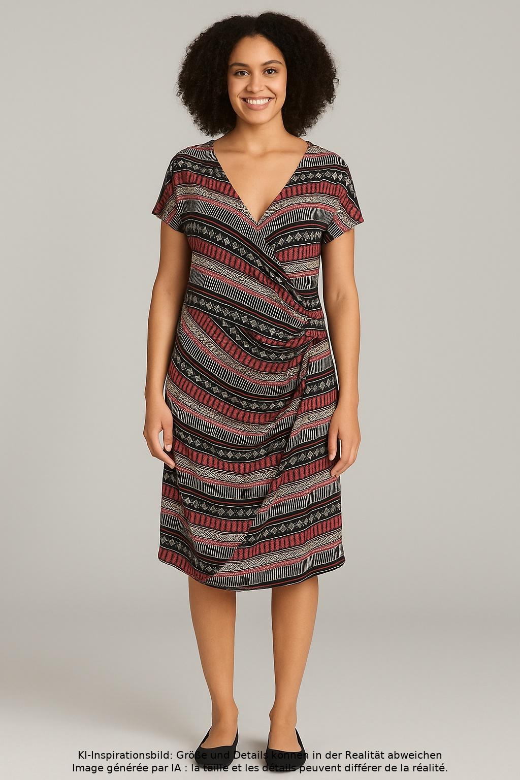 

Charles Vögele Damen Kleid, mehrfarbig, Gr. 40