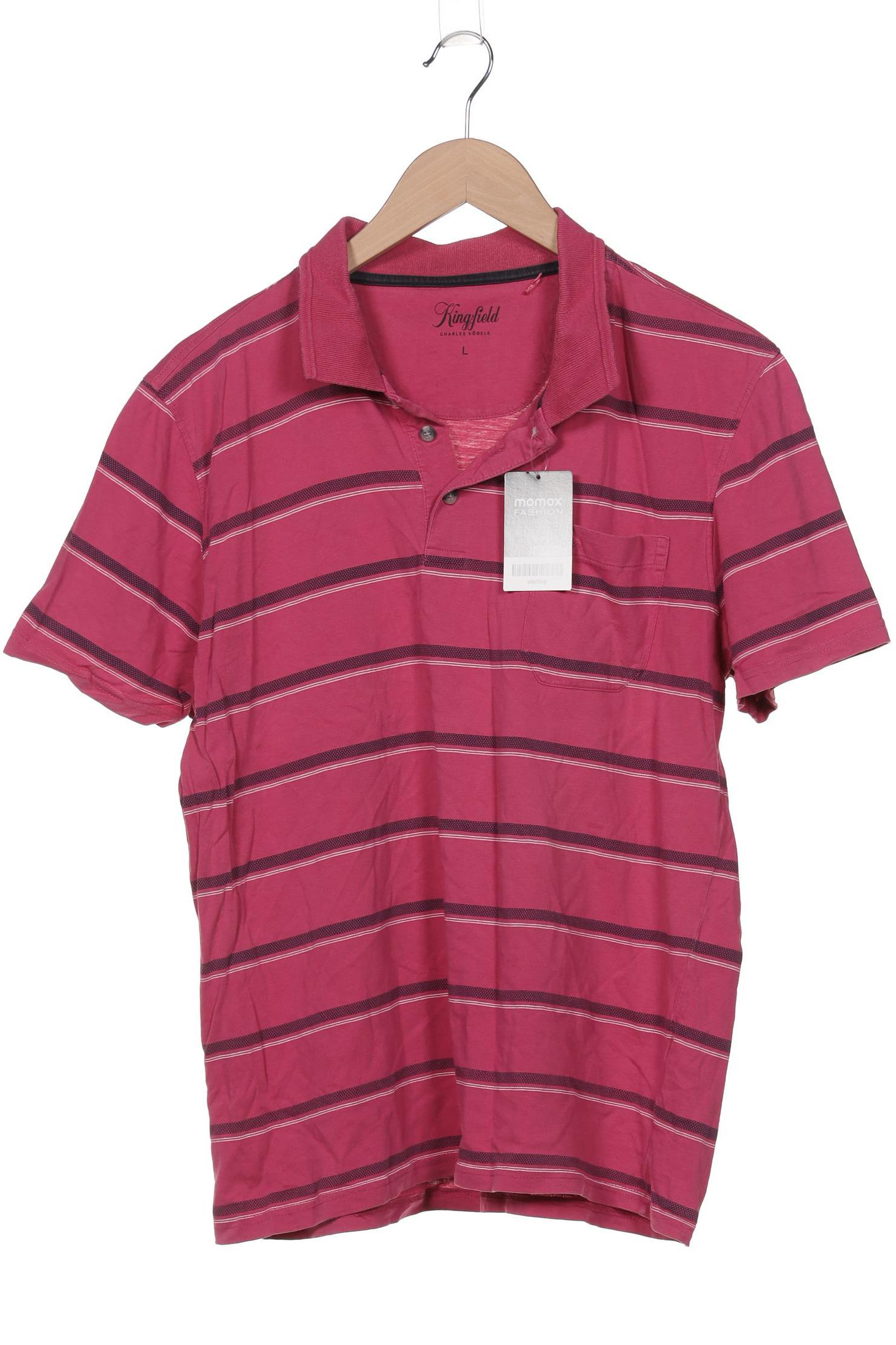 

Charles Vögele Herren Poloshirt, pink, Gr. 52