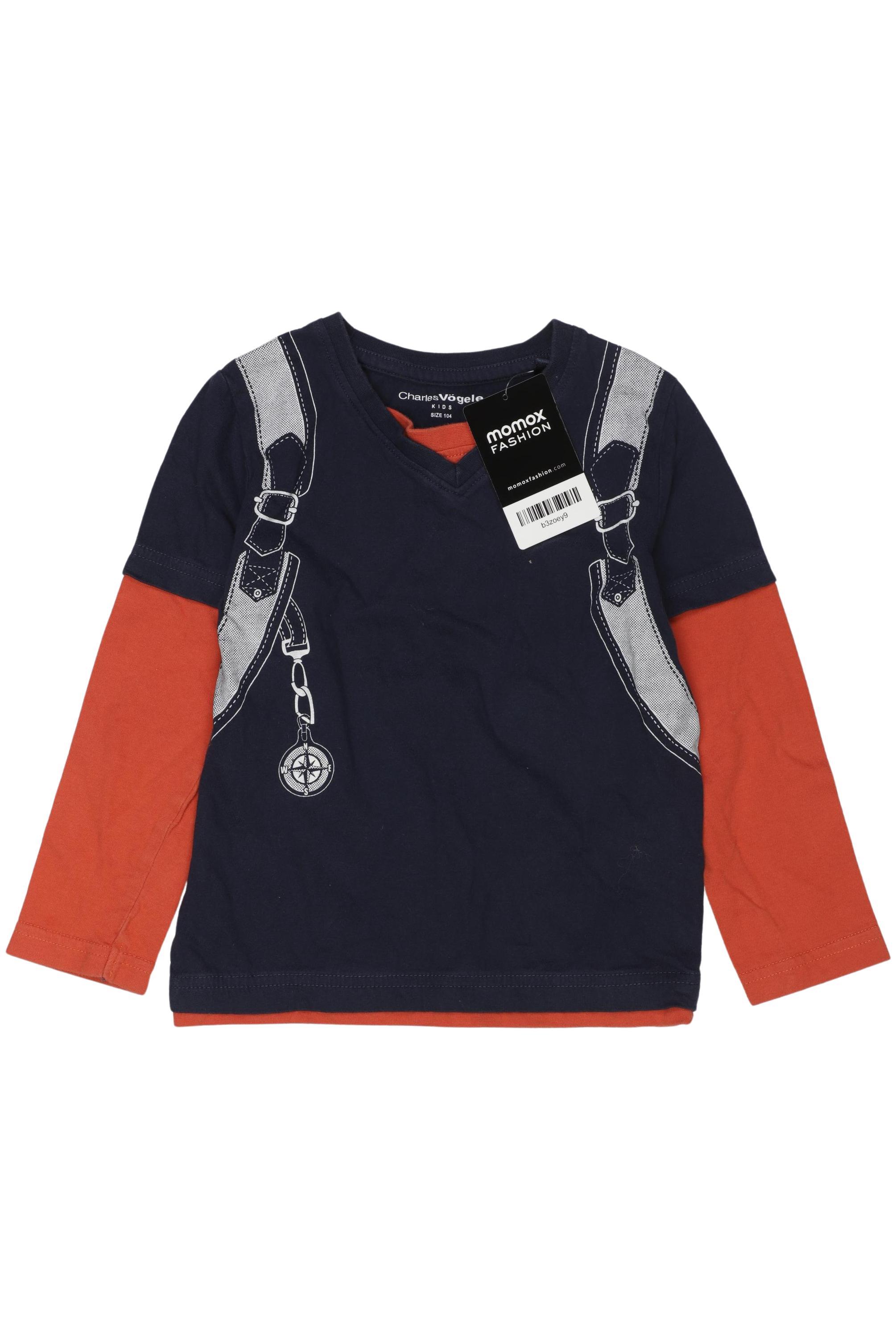 

Charles Vögele Jungen Langarmshirt, marineblau, Gr. 104