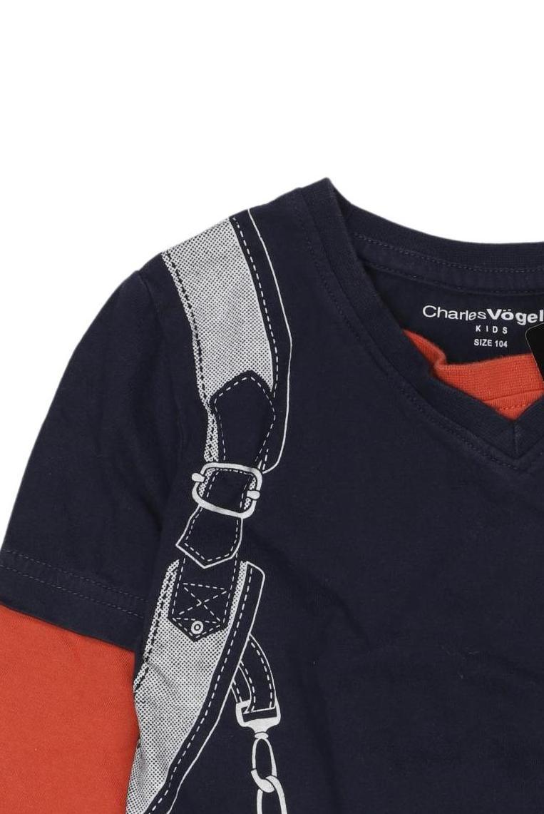 Thumbnail - Charles Vögele Jungen Langarmshirt, marineblau, Gr. 104