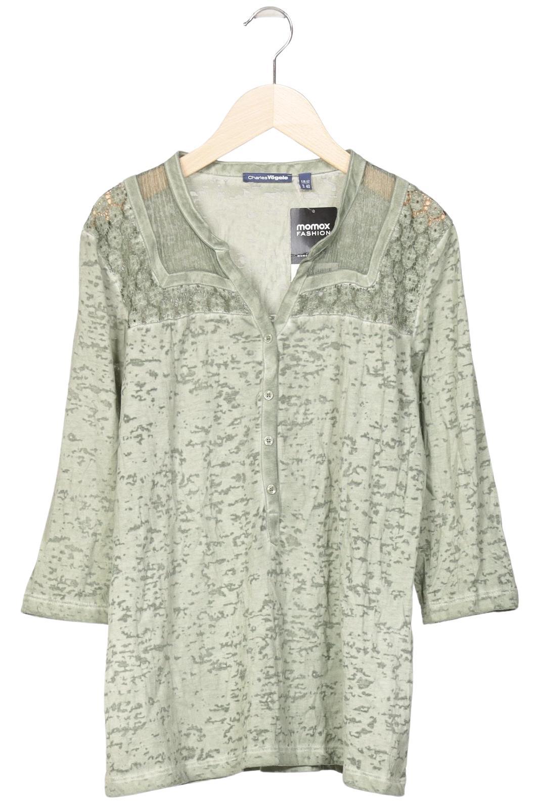 

Charles Vögele Damen Langarmshirt, grün, Gr. 40