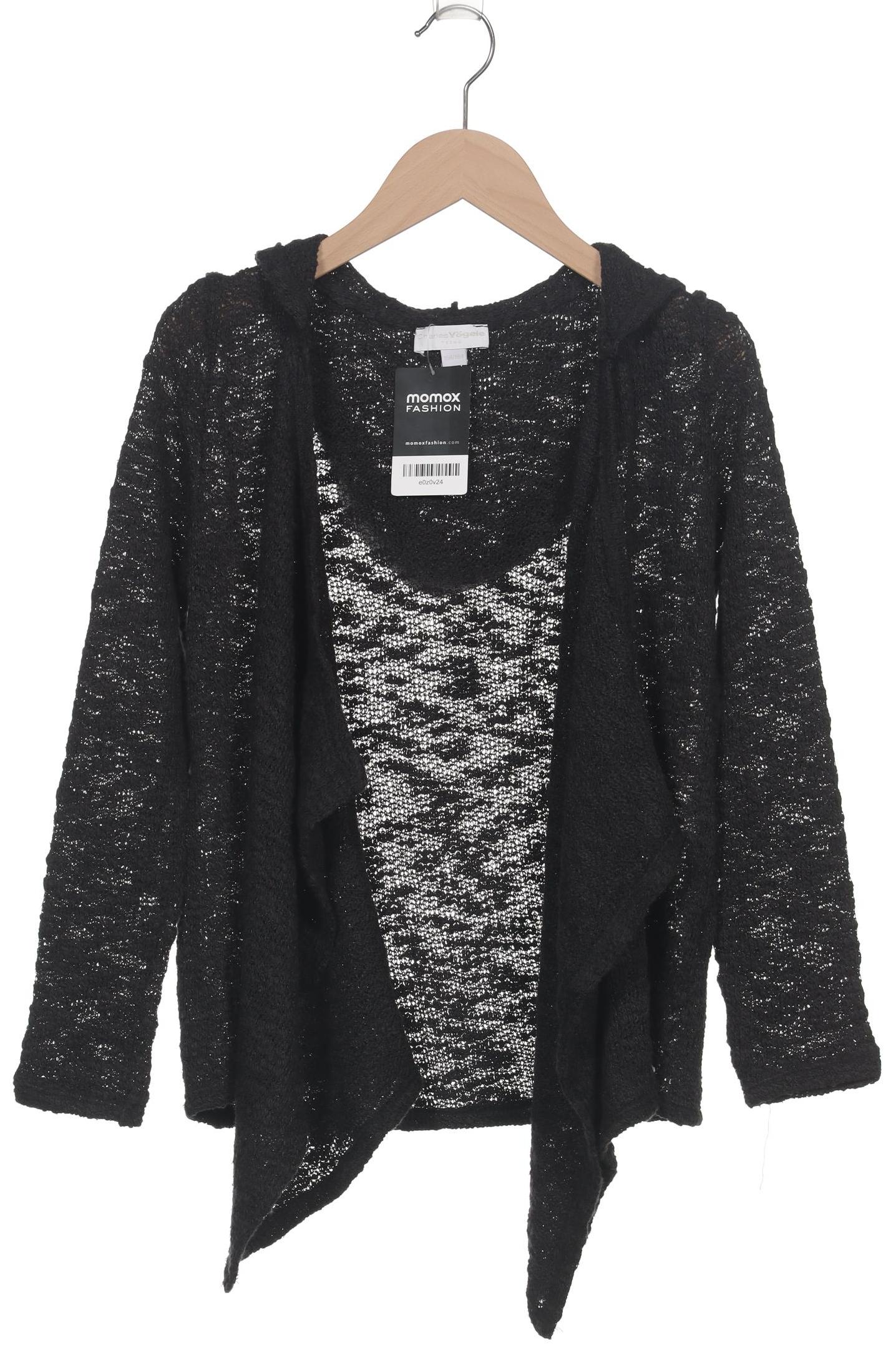 

Charles Vögele Damen Strickjacke, schwarz, Gr. 158