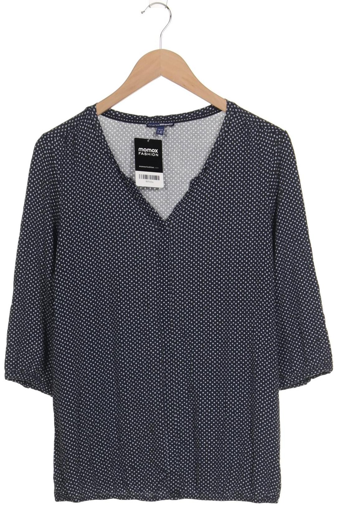 

Charles Vögele Damen Langarmshirt, marineblau, Gr. 40