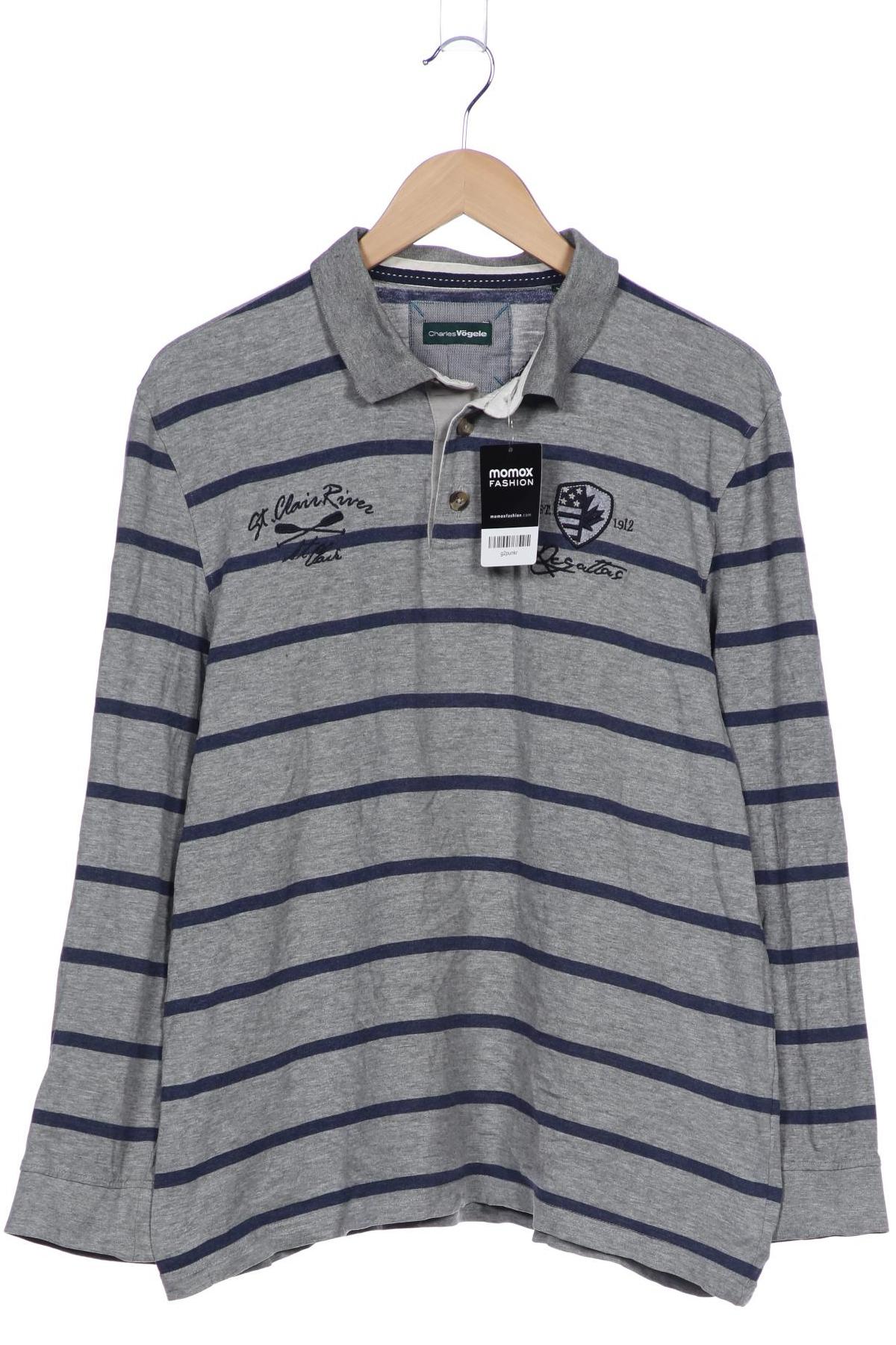 

Charles Vögele Herren Poloshirt, grau, Gr. 54