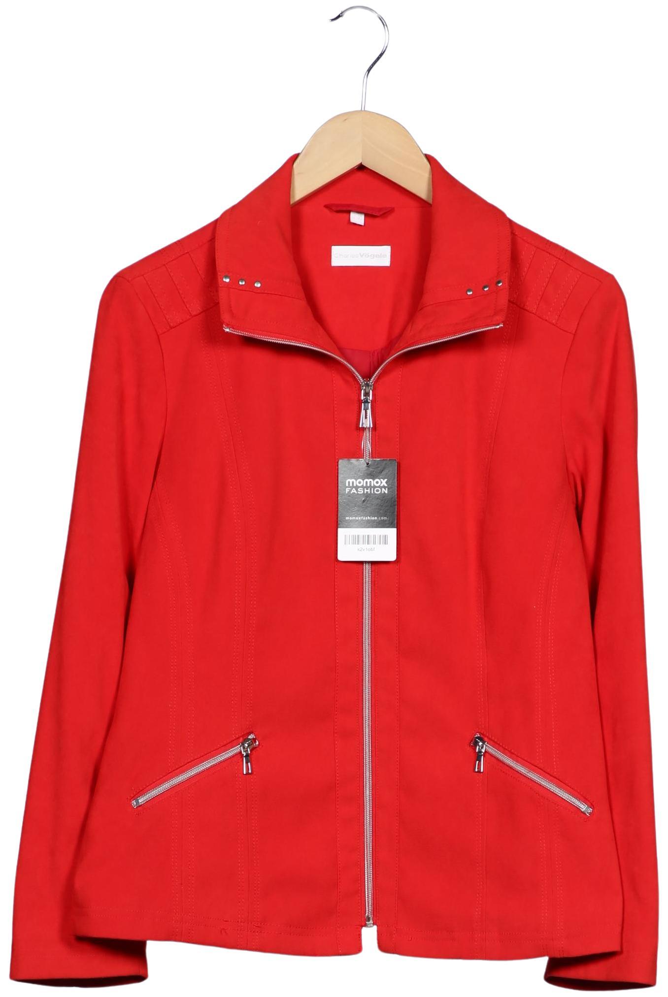 

Charles Vögele Damen Jacke, rot, Gr. 38