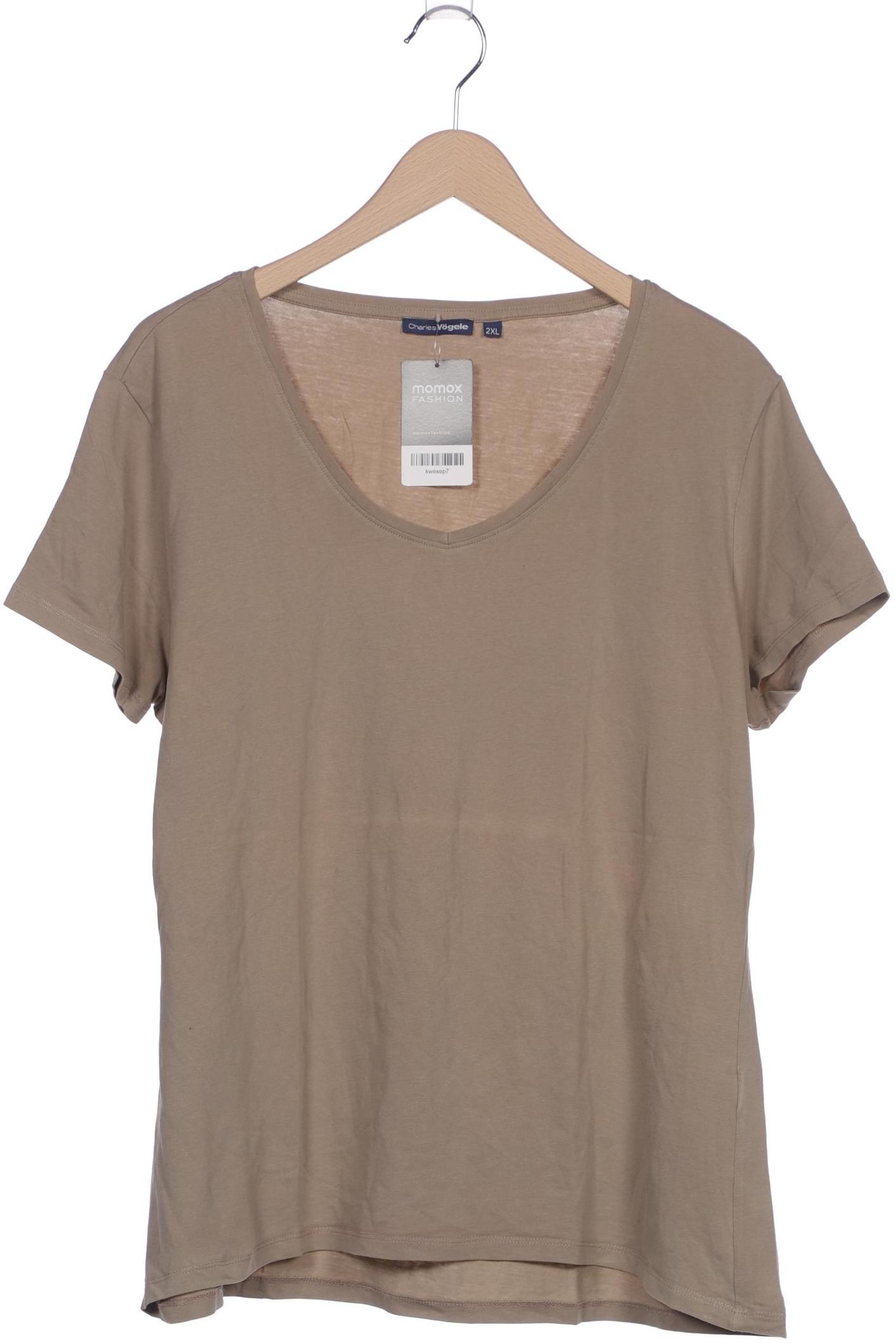 

Charles Vögele Damen T-Shirt, beige, Gr. 46