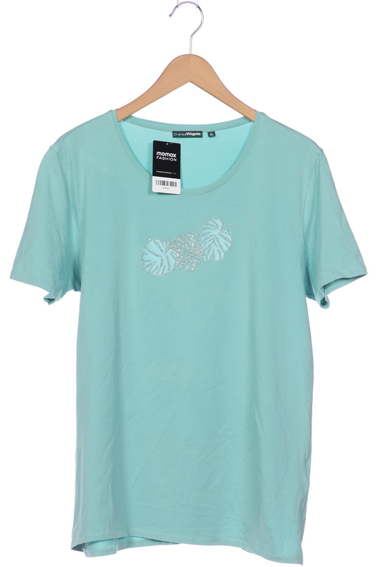 

Charles Vögele Damen T-Shirt, türkis, Gr. 44
