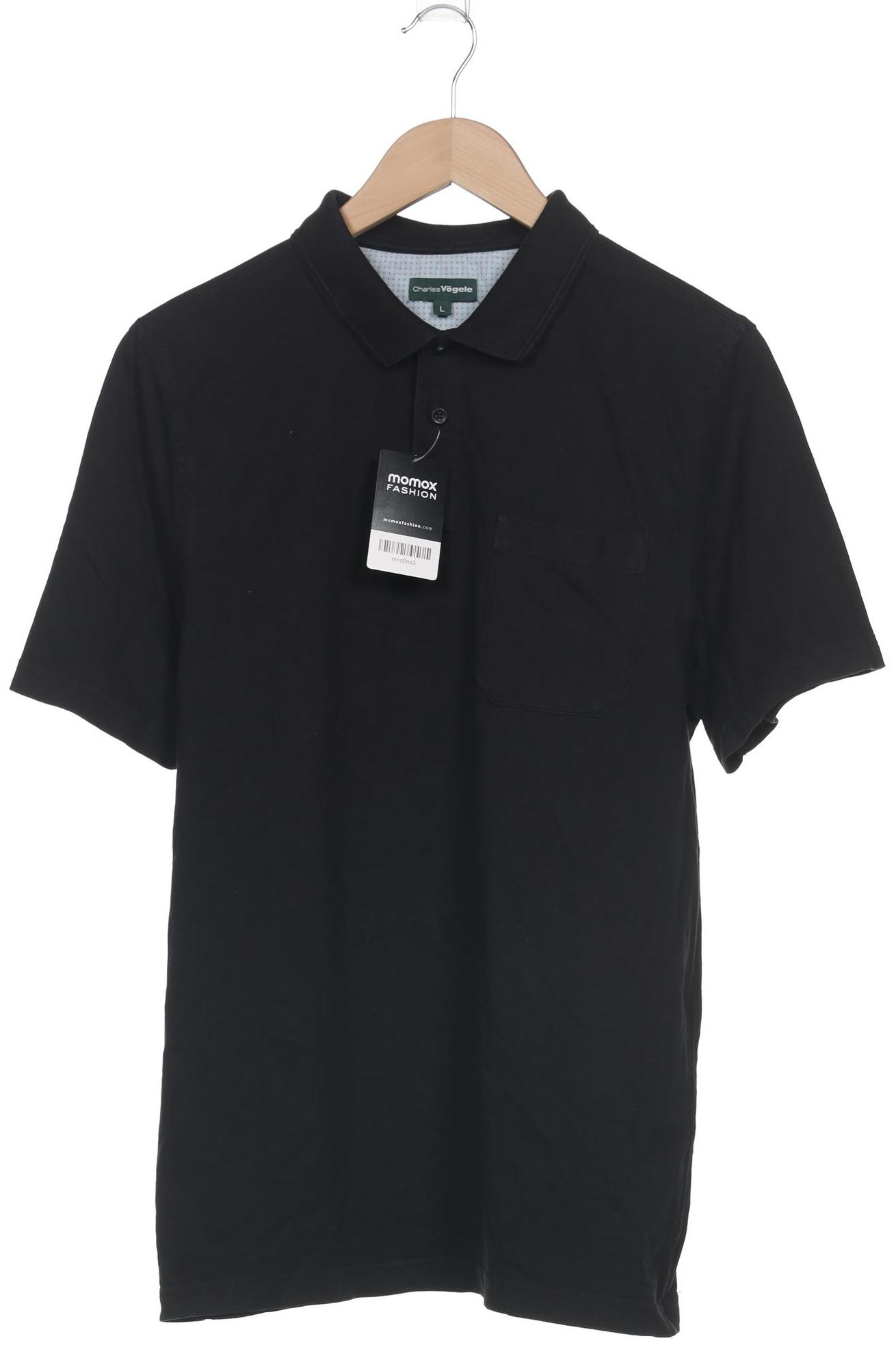 

Charles Vögele Herren Poloshirt, schwarz, Gr. 52