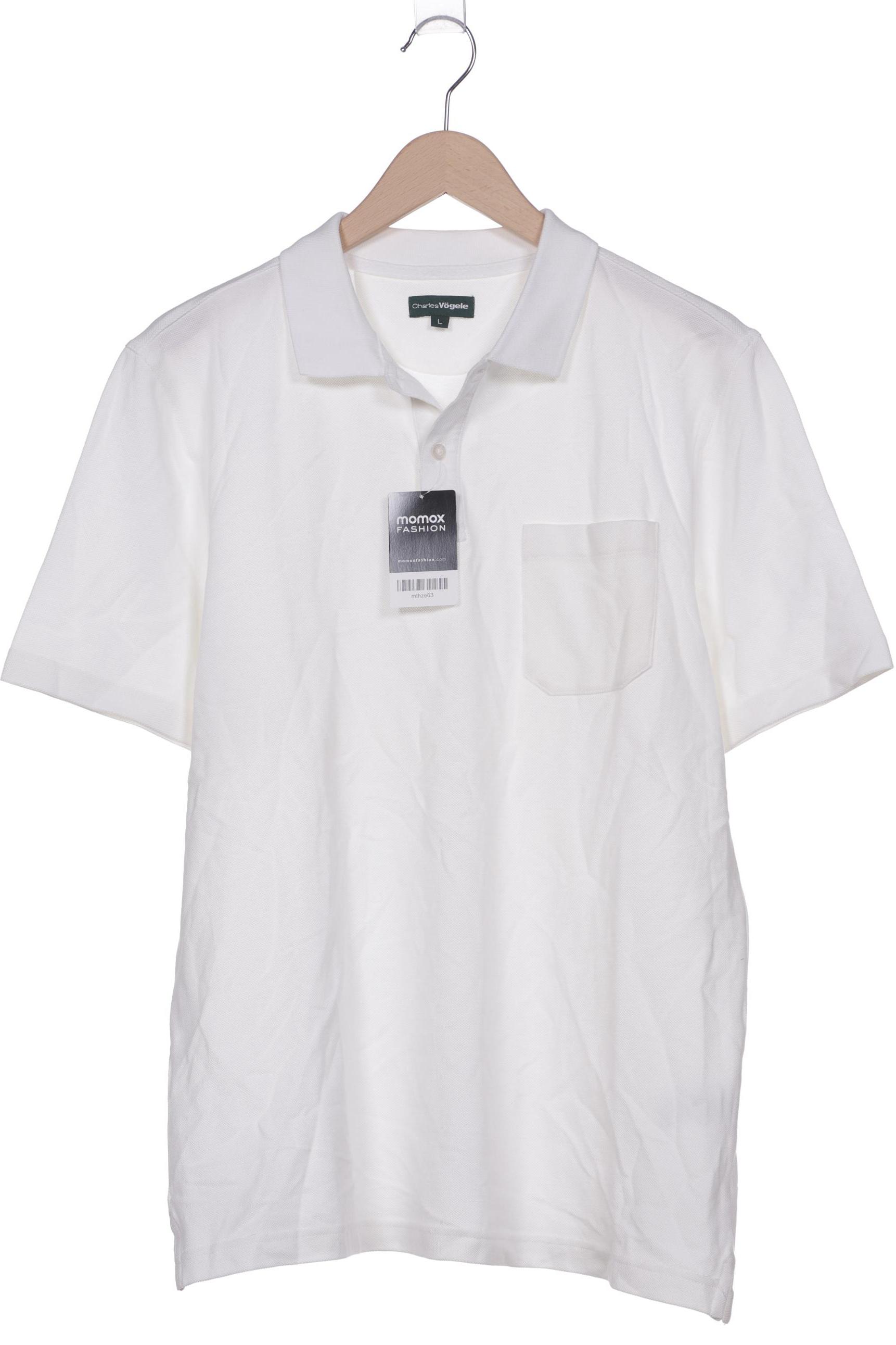 

Charles Vögele Herren Poloshirt, weiß, Gr. 52